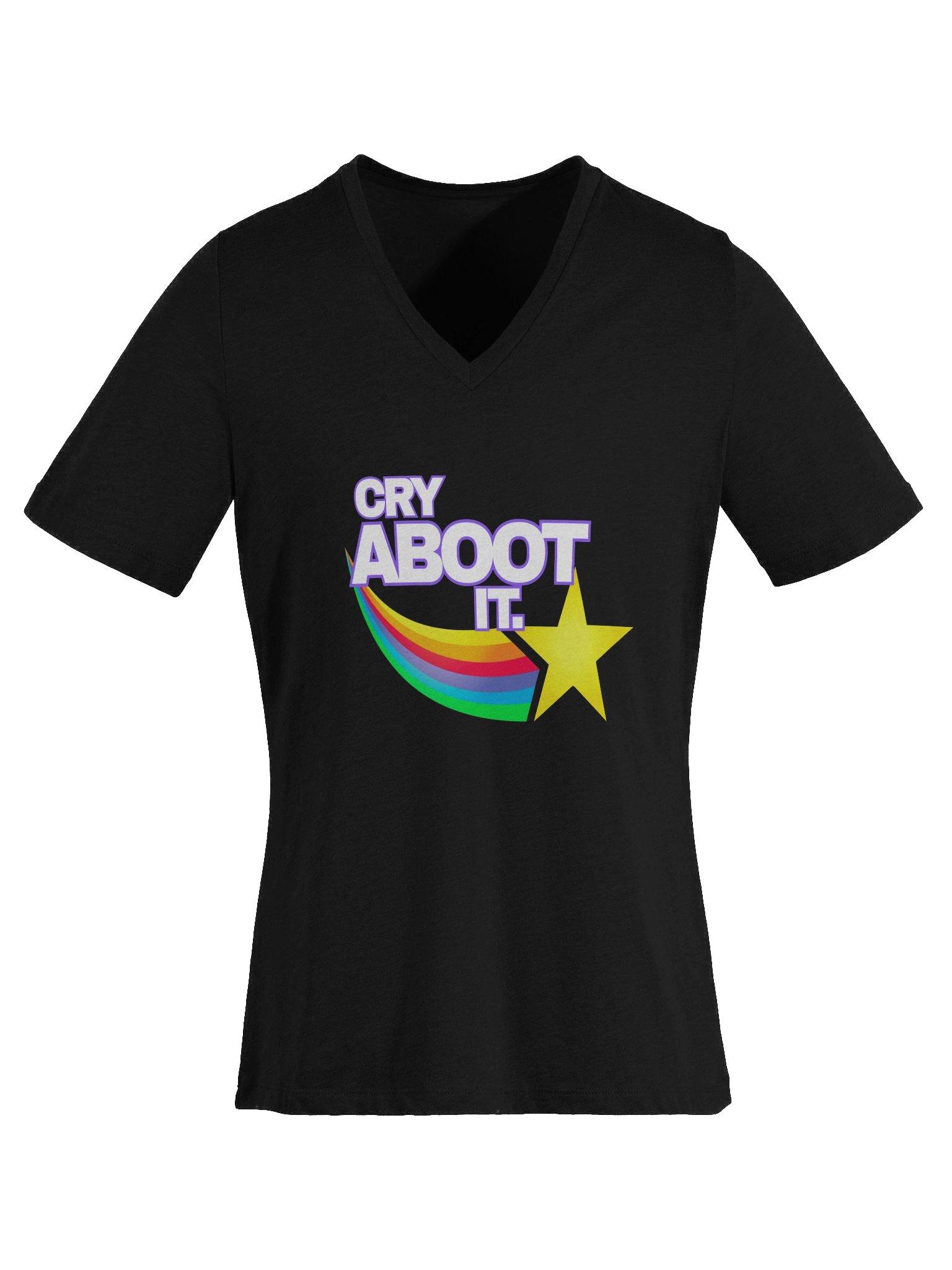 Cry Aboot It Canadian V Neck Tee product image (6)