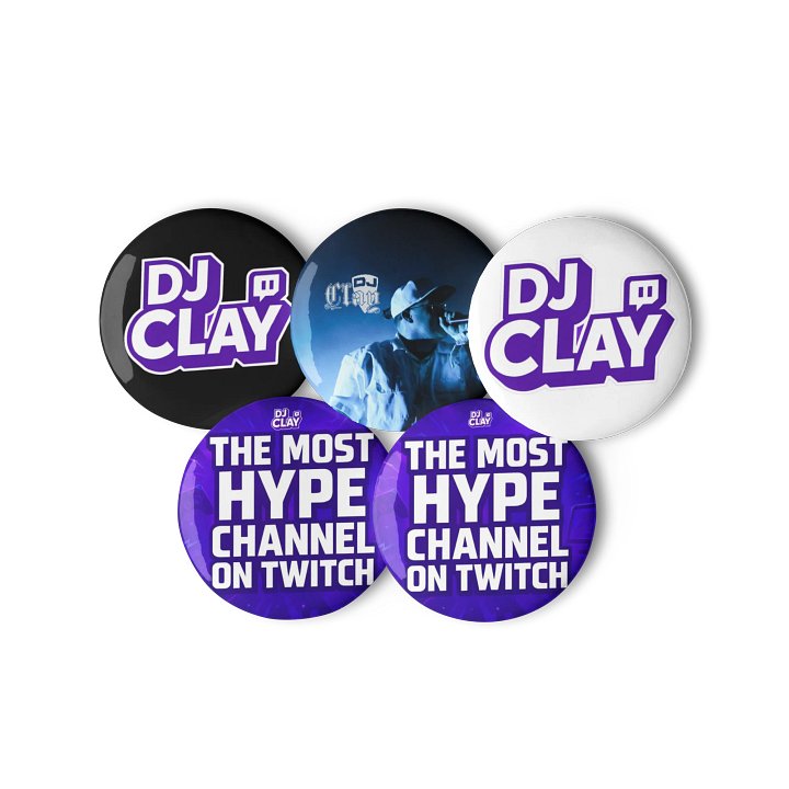 Hype Channel Pin Button Set product image (2)