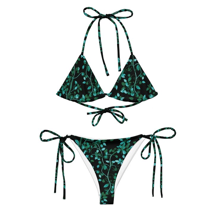 Emerald Moonvine – Recycled All-Over Print String Bikini product image (2)