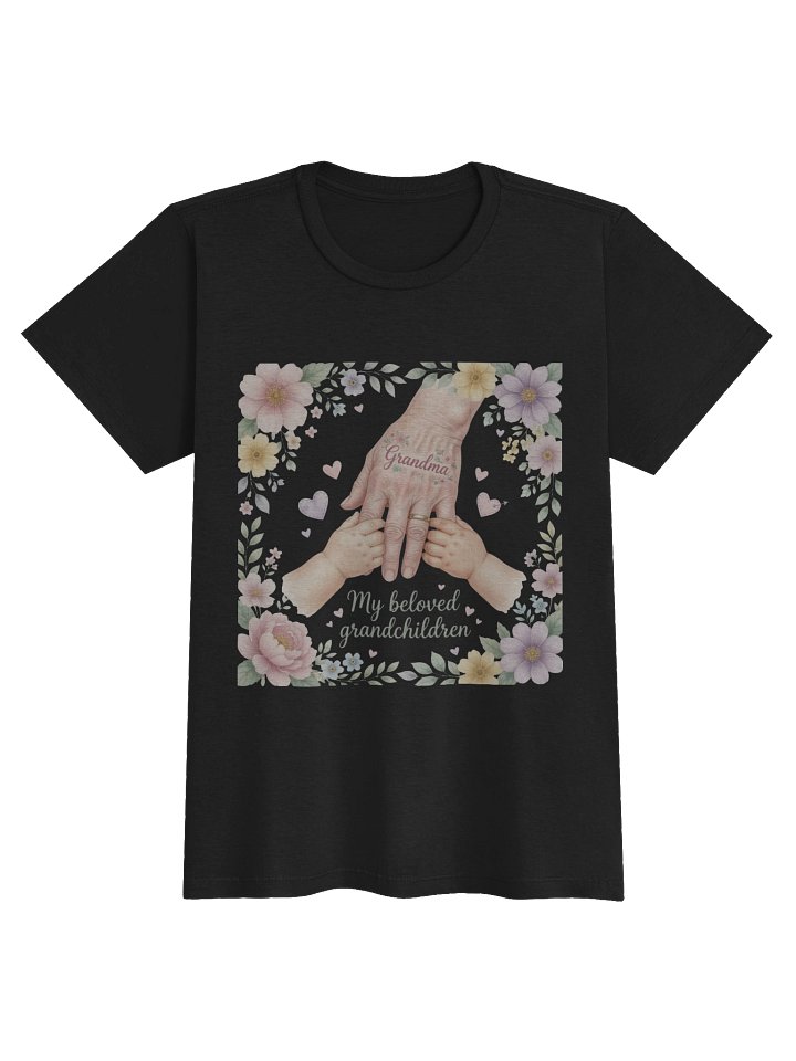 My Heart Belongs to My Grandkids" Women's Shirt - Heartwarming Holding Hands Graphic Tee for Best Grandma Ever product image (6)