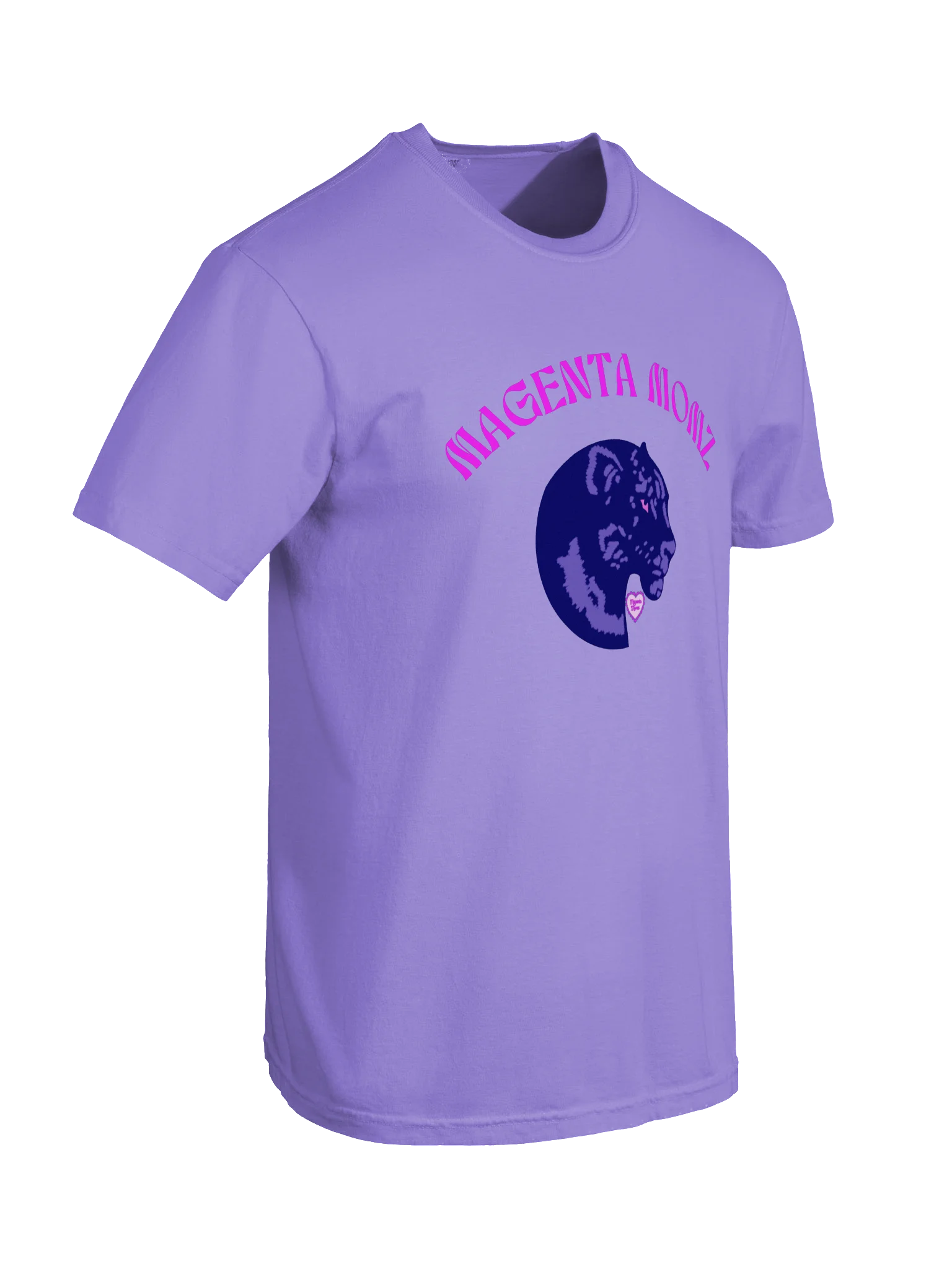 MAGENTA MOMZ PANTHER HEAD – HEAVYWEGHT TEE product image (28)