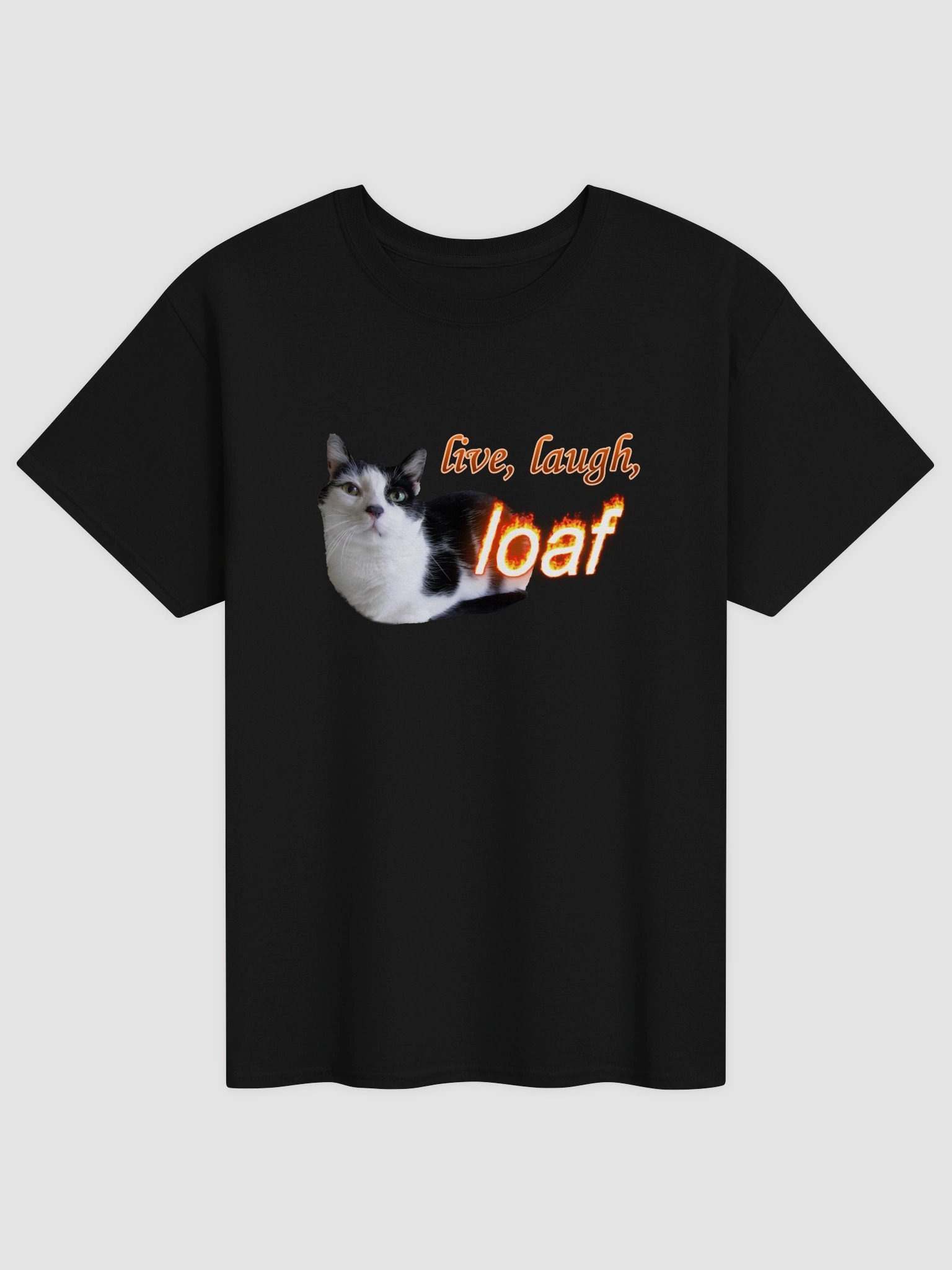 Live Laugh Loaf Cat T-shirt product image (13)