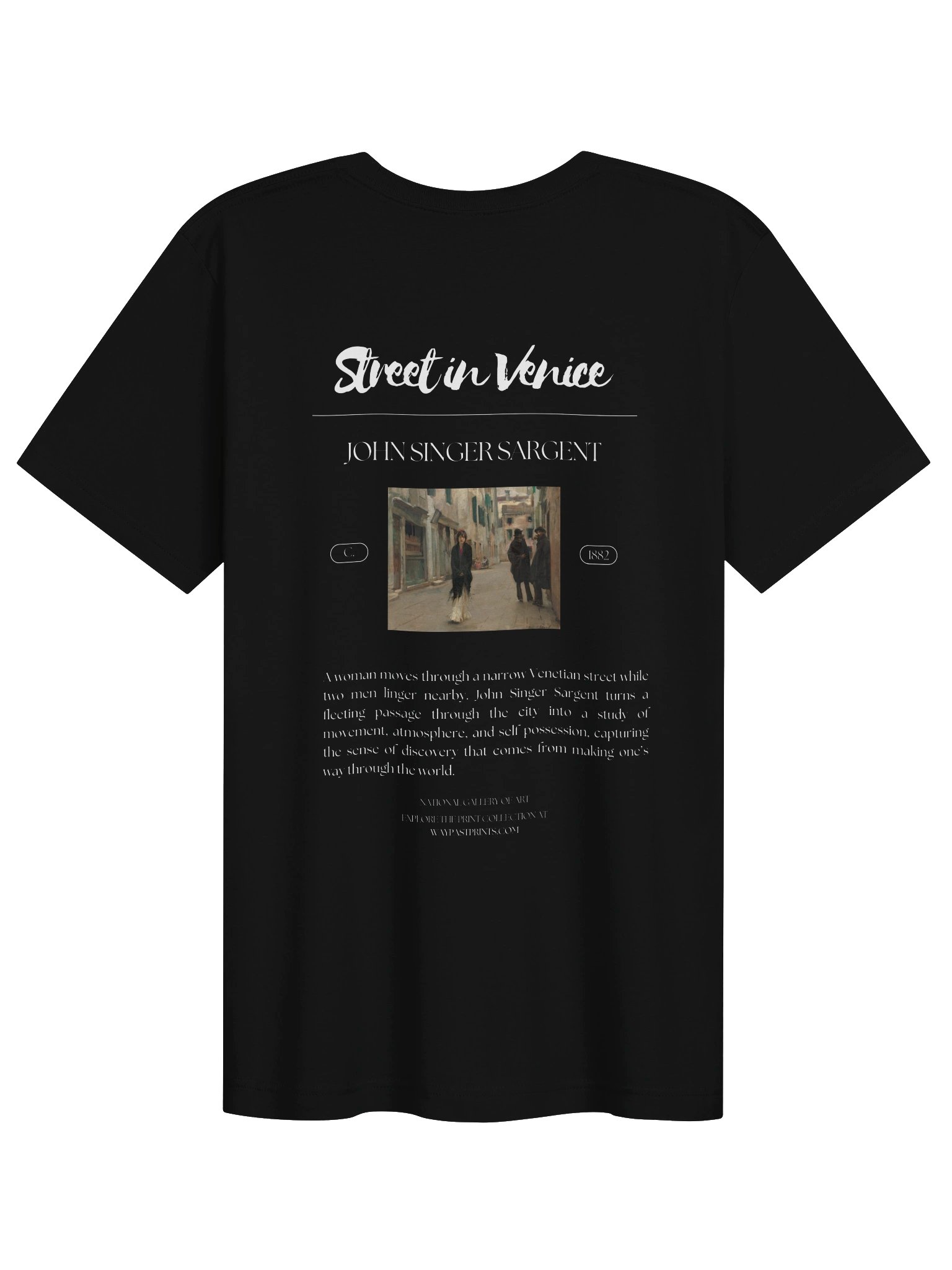 Street in Venice (John Singer Sargent) T-Shirt product image (6)