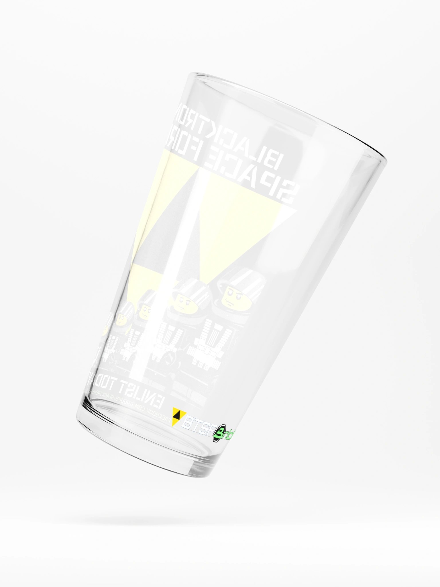Blacktron Space Force Shaker Pint Glass product image (5)