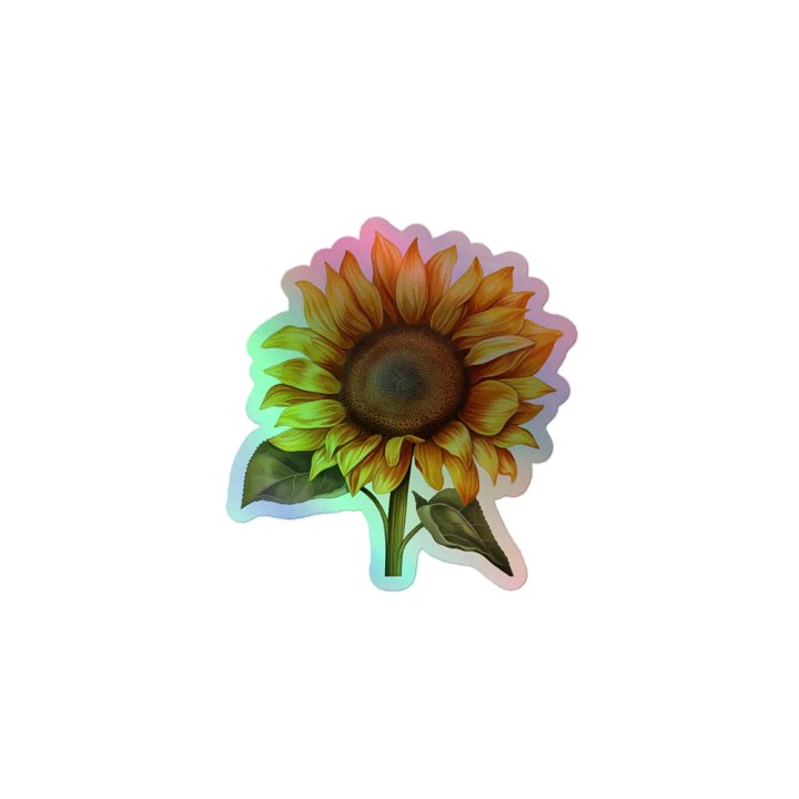 Sunflower Dreams Holographic Sticker Sheet product image (1)