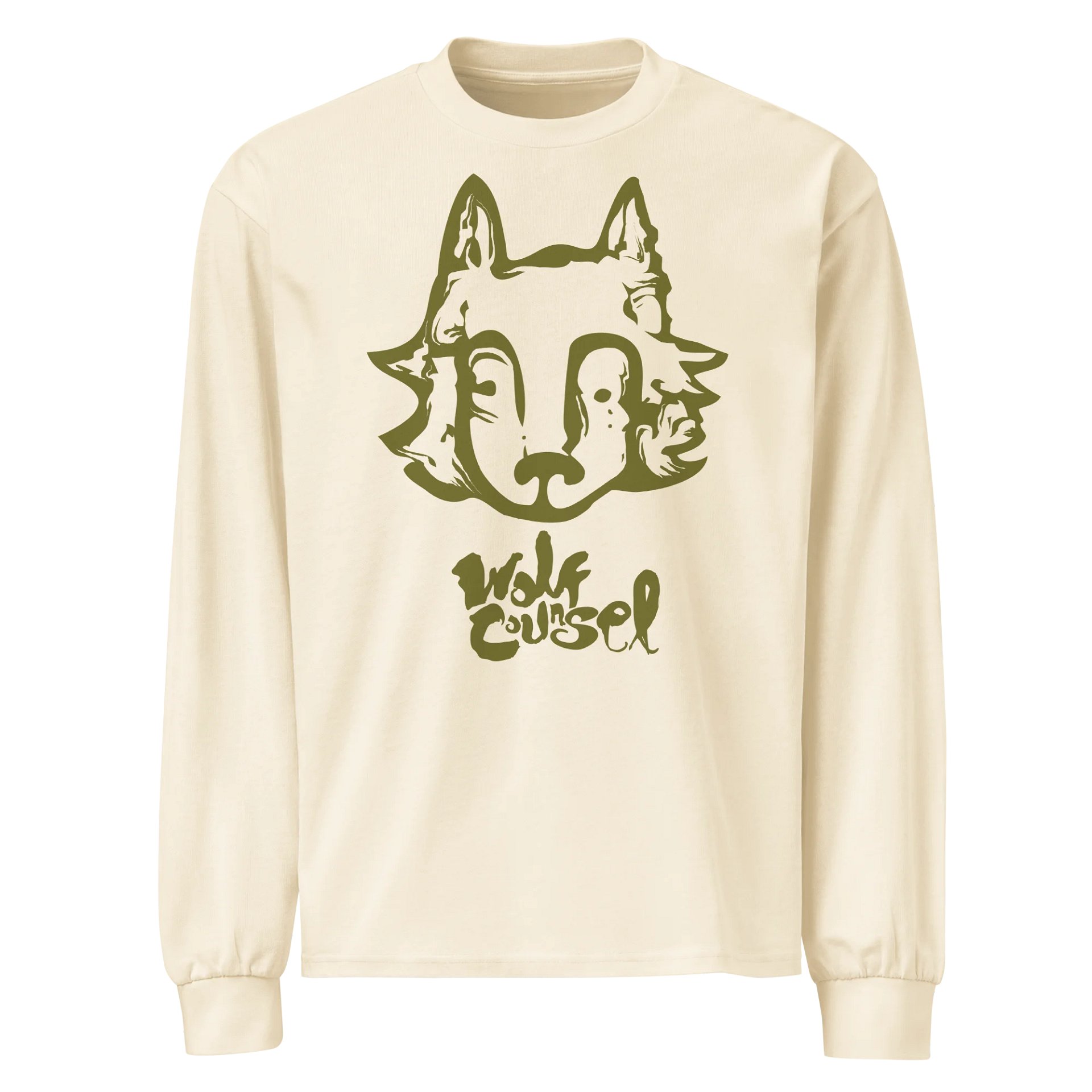 Wolf Counsel AS Colour Premium Heavyweight Long Sleeve Shirt (Front Patch) product image (1)