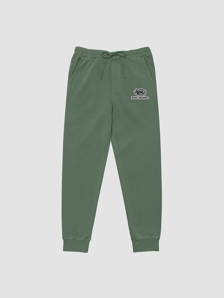 BUSY-BRAINED embroidered pigment sweatpants (bubble design) product image (2)