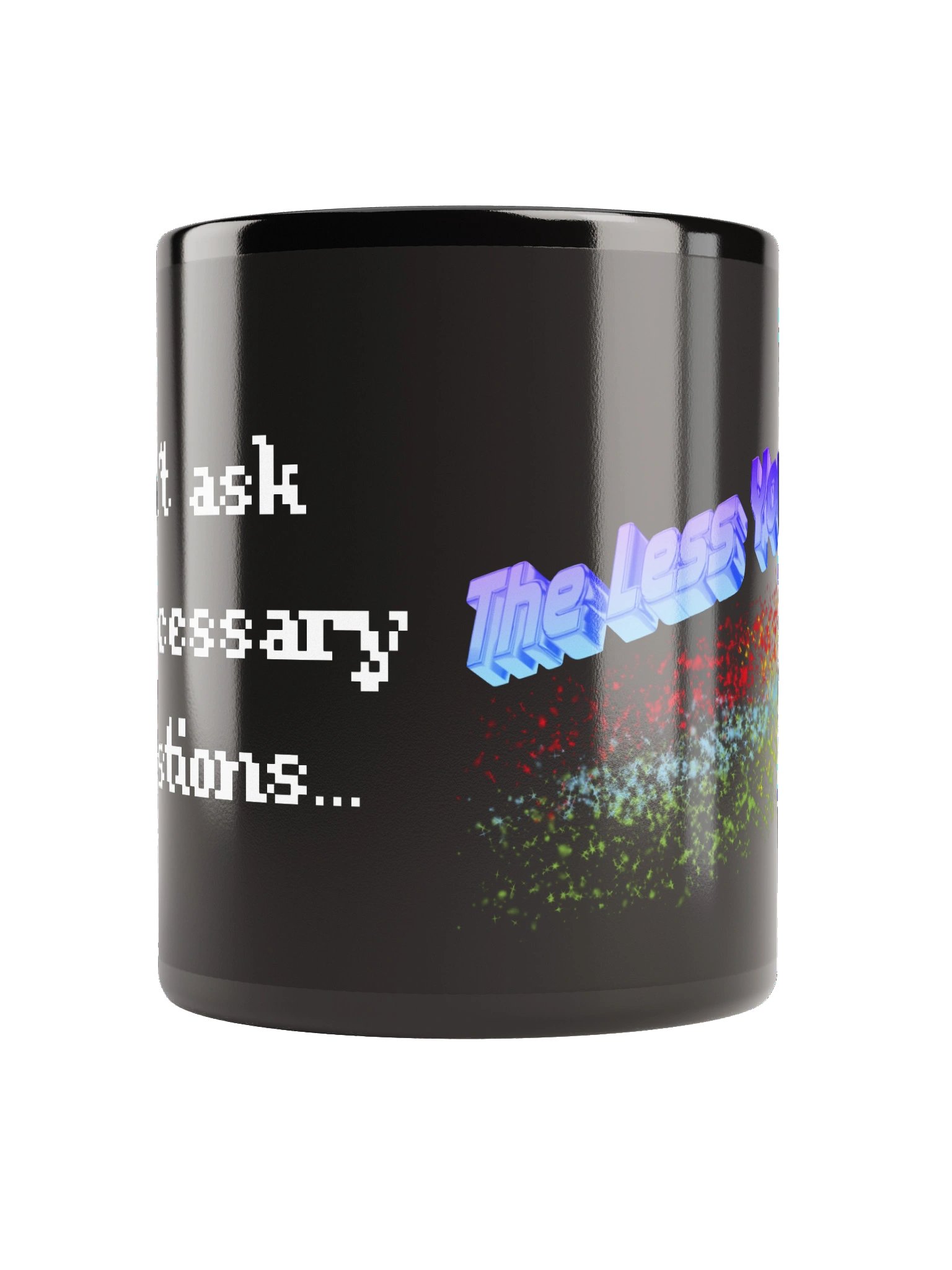 Don't Ask Black Mug product image (4)