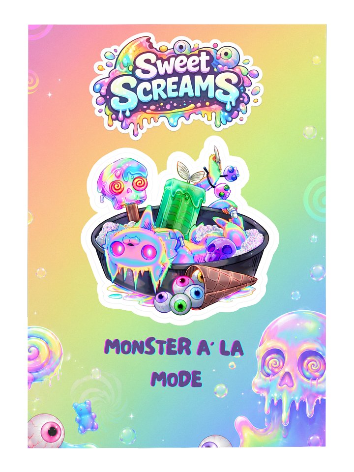 Sweet Screams | Monster a la Mode Sticker product image (2)