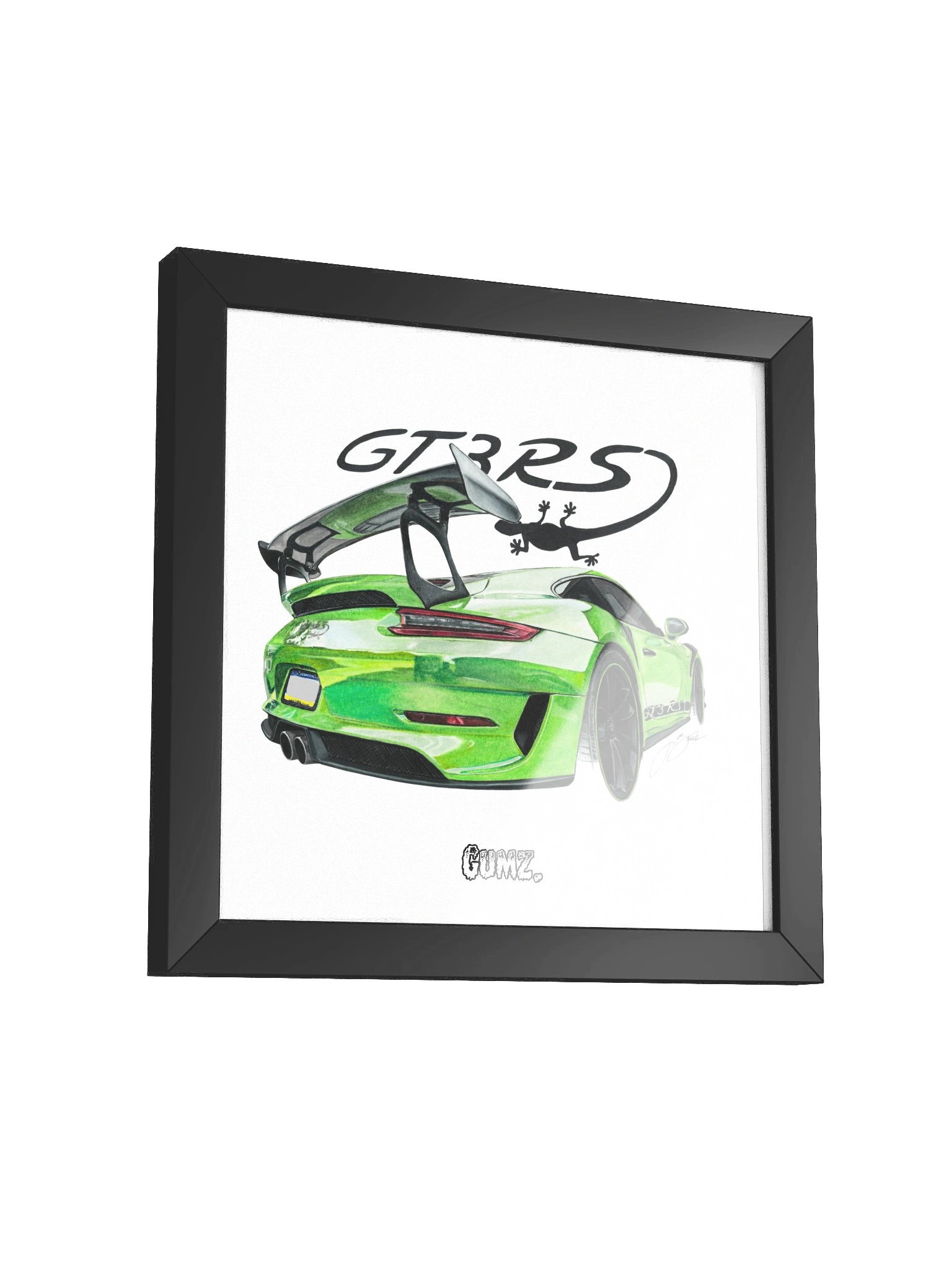 Green Lizard Framed Print product image (12)