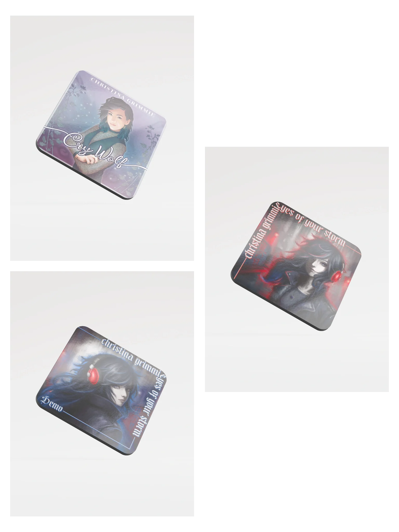 Grimmie Album Coasters: 3 Singles Bundle product image (1)