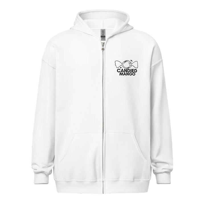 Embroidered Black Logo Zip Hoodie product image (13)