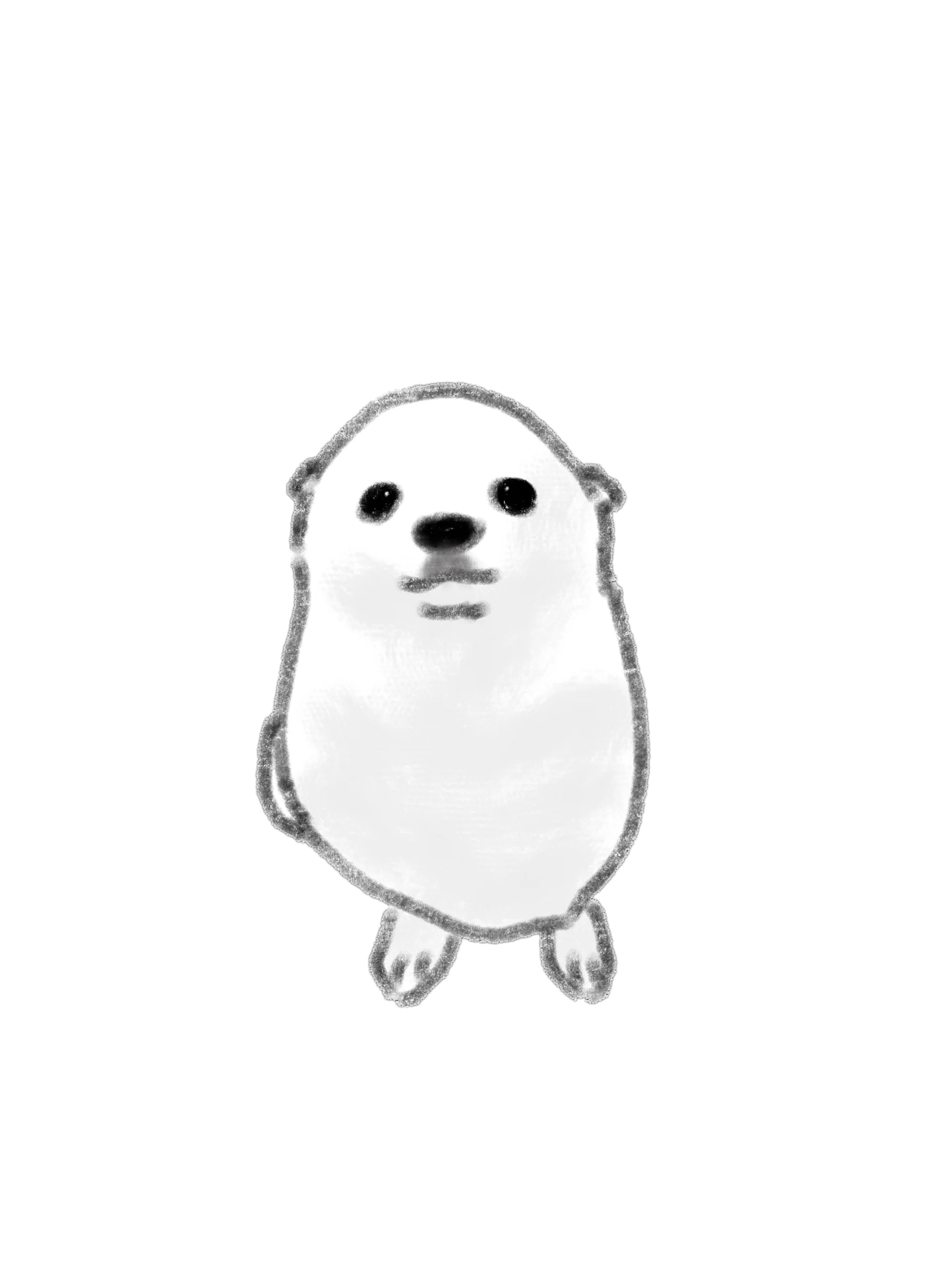 15 Hand-Drawn White Dog PNG Clipart Bundle product image (8)