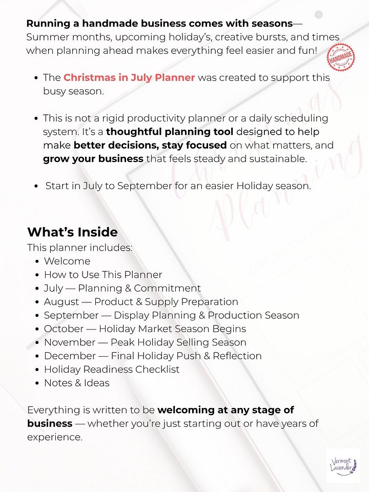🎄 Christmas in July Planner product image (2)