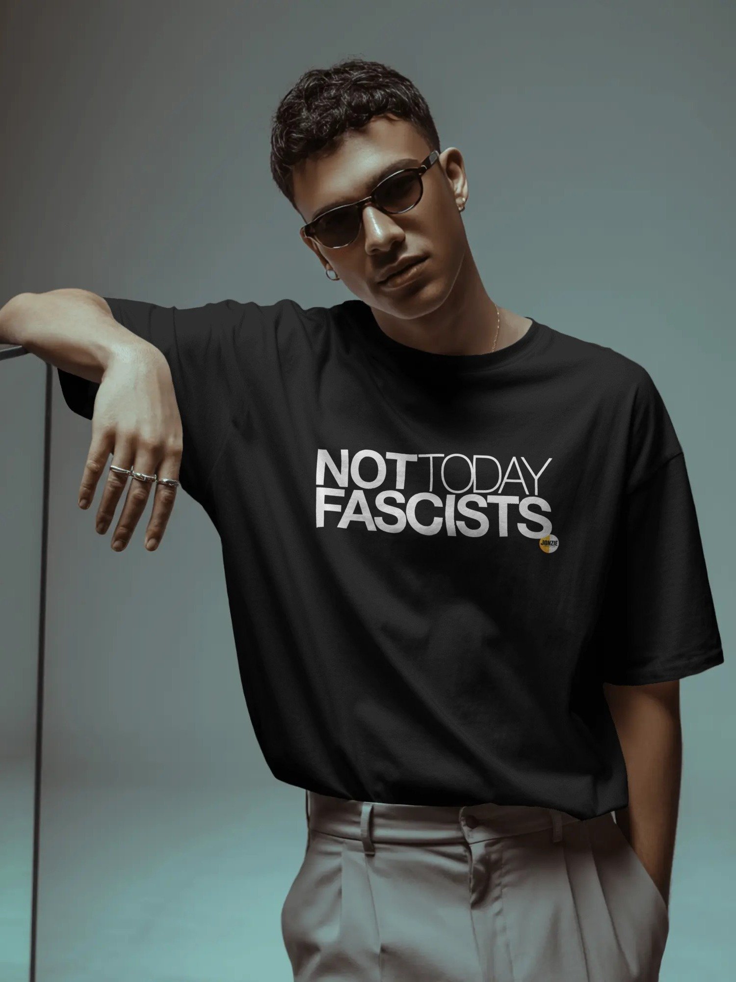 NOT TODAY FASCISTS T-Shirt product image (5)
