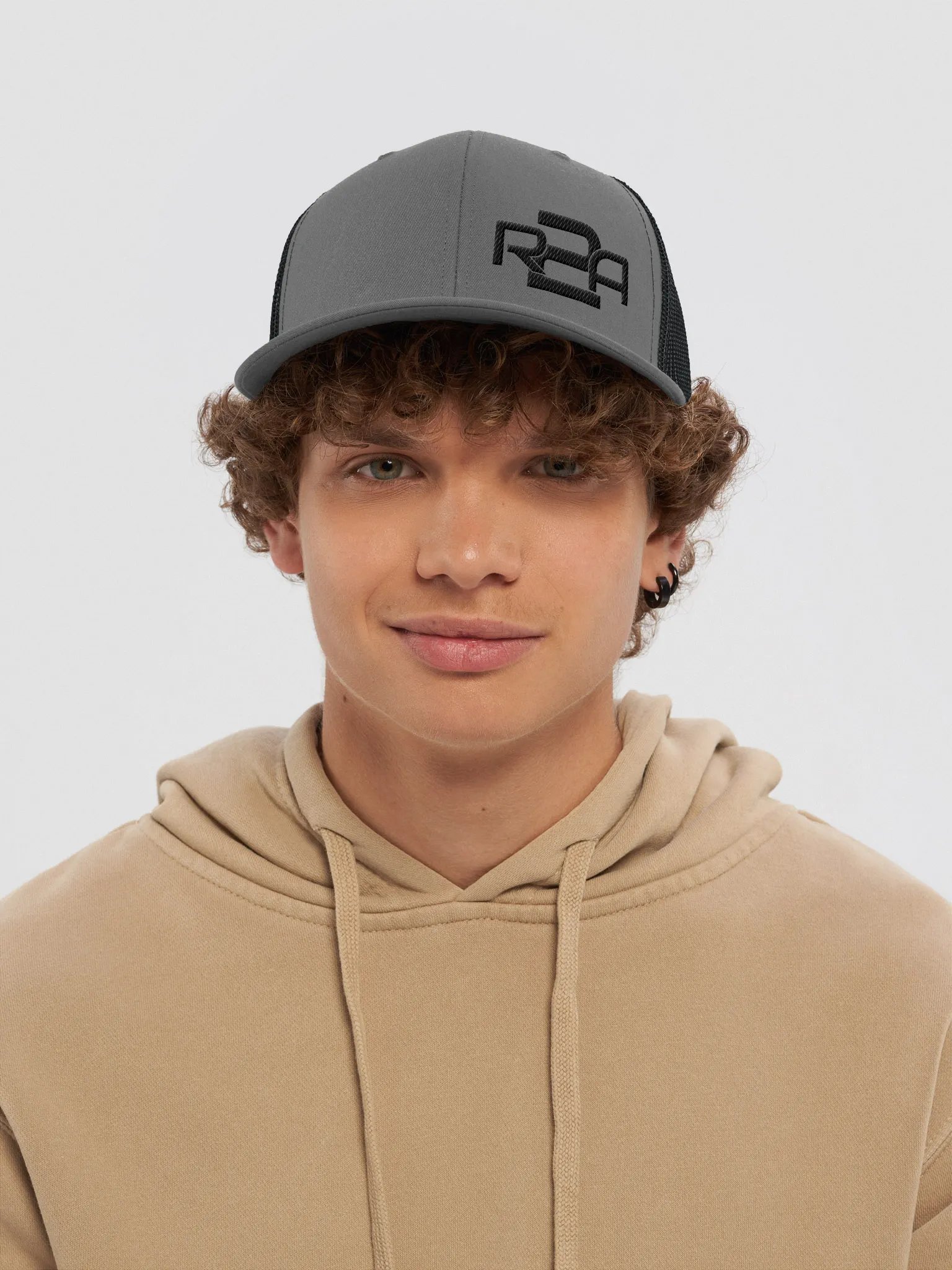 R2A Black Stitching Trucker Hat product image (5)