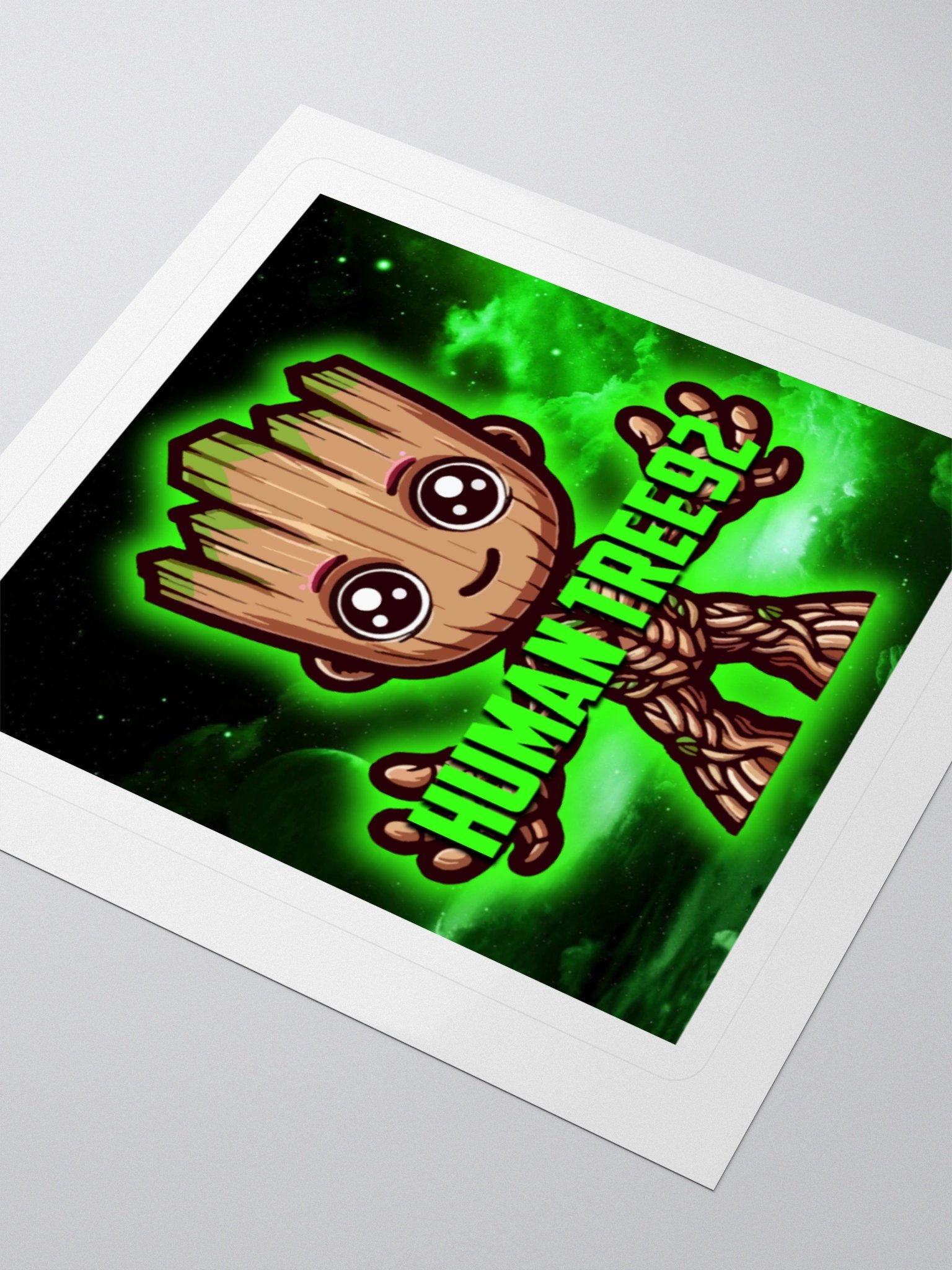 Kiss Cut Sticker Green Glow Full product image (3)