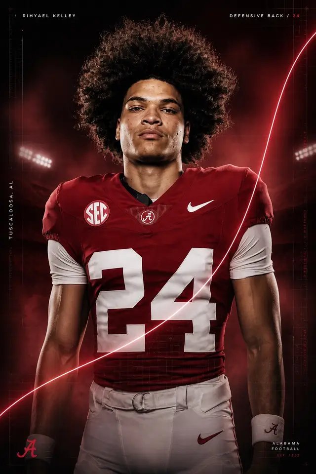 Today is officially 24 days until the Crimson Tide takes on ECU. Meet FR Safety Rihyael Kelley! •Position: DB •Height: 6-3 •Weight: 196 •Class: Freshman •Hometown: Cincinnati, OH •High School: WINTON WOODS