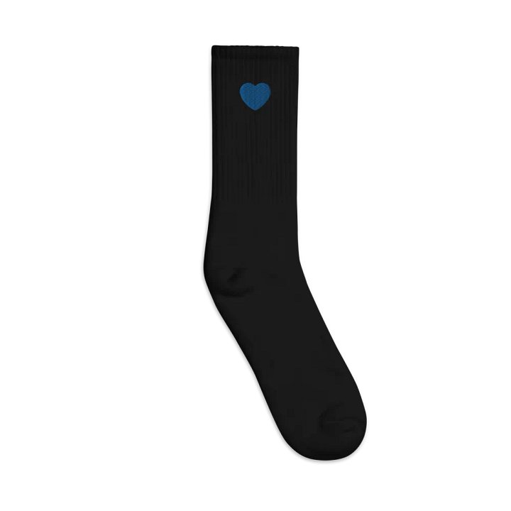 Nik Blue Heart Socks product image (1)