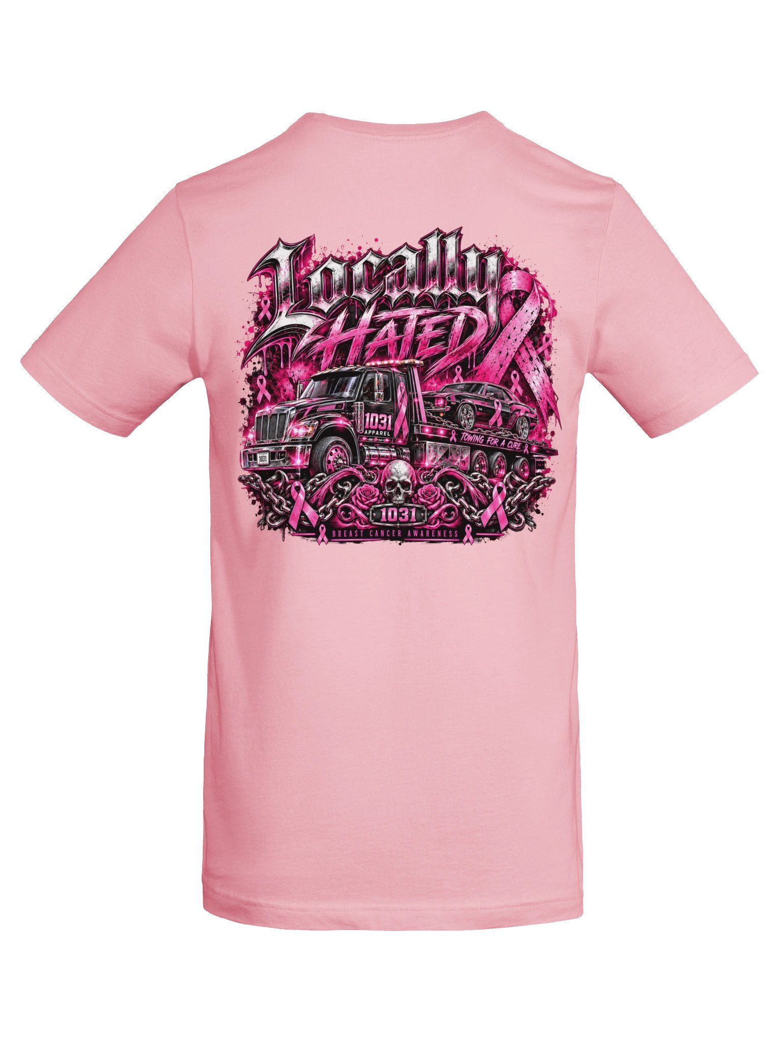 LOCALLY HATED LADIES BREAST CANCER AWARENESS NO CROWN product image (16)