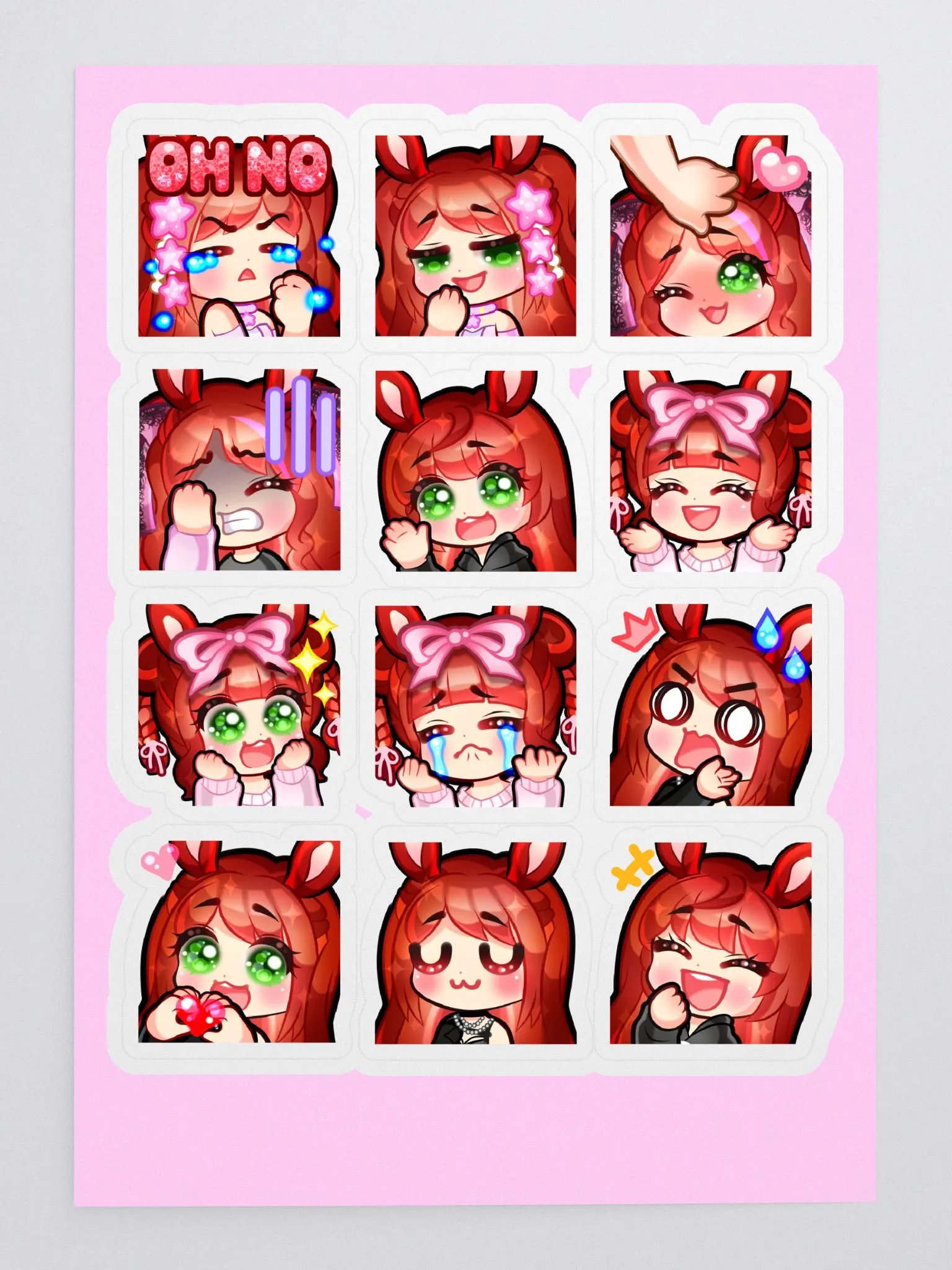 Kryrena Emote Sticker Sheet product image (3)