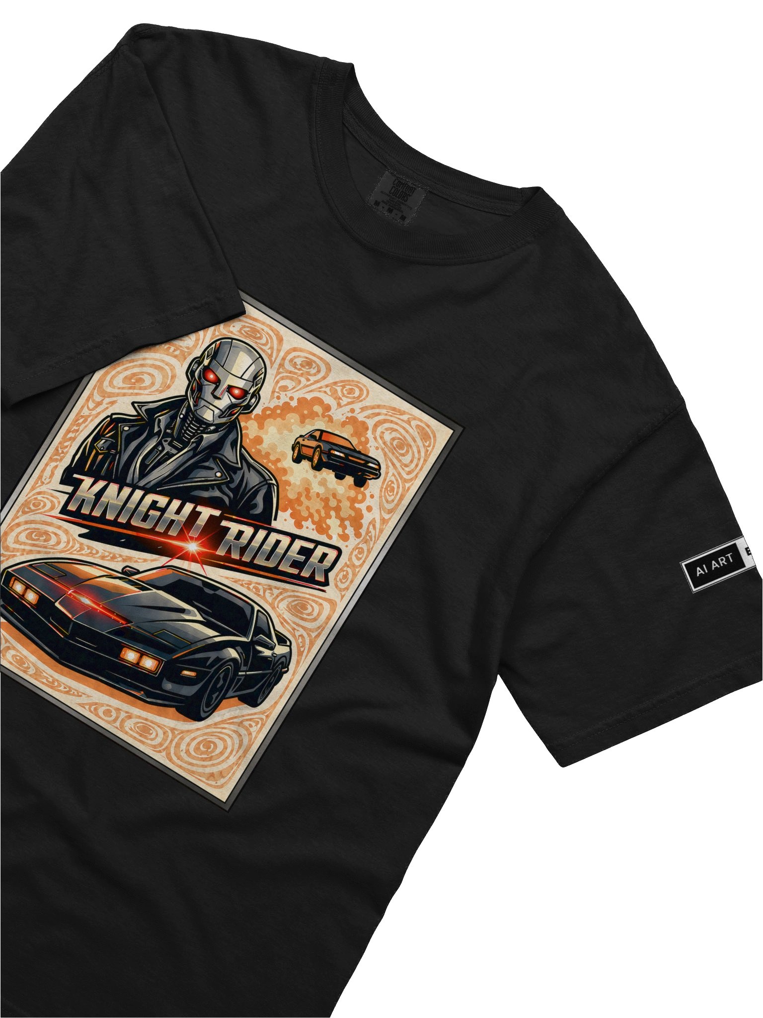 "KNIGHT RIDER" 100% cotton T-shirt product image (3)