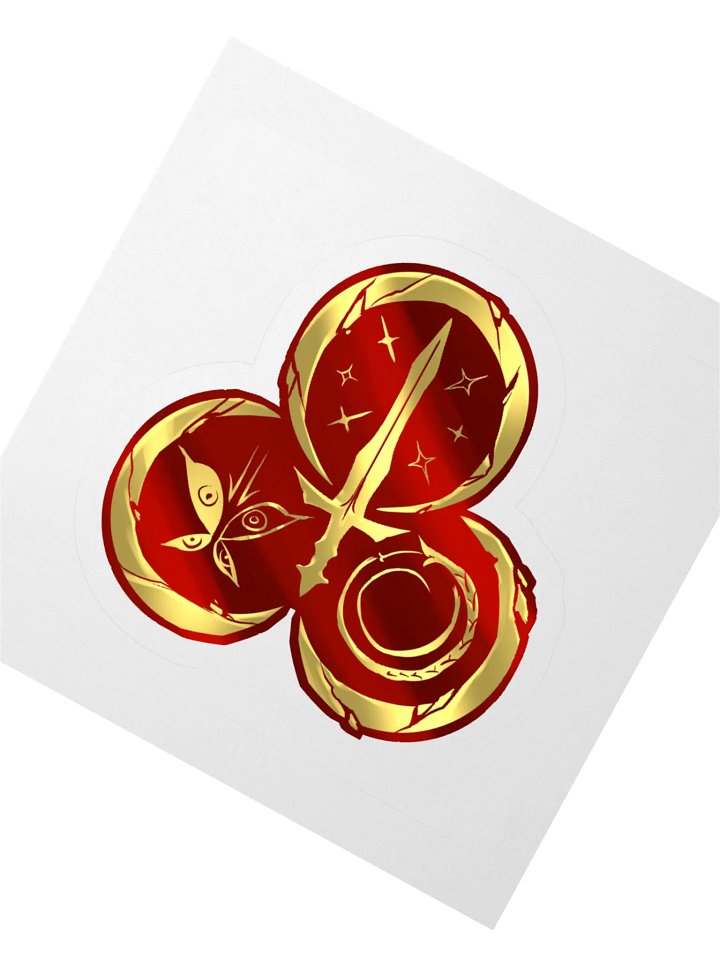 Thrice-Marked Sword Sticker product image (2)