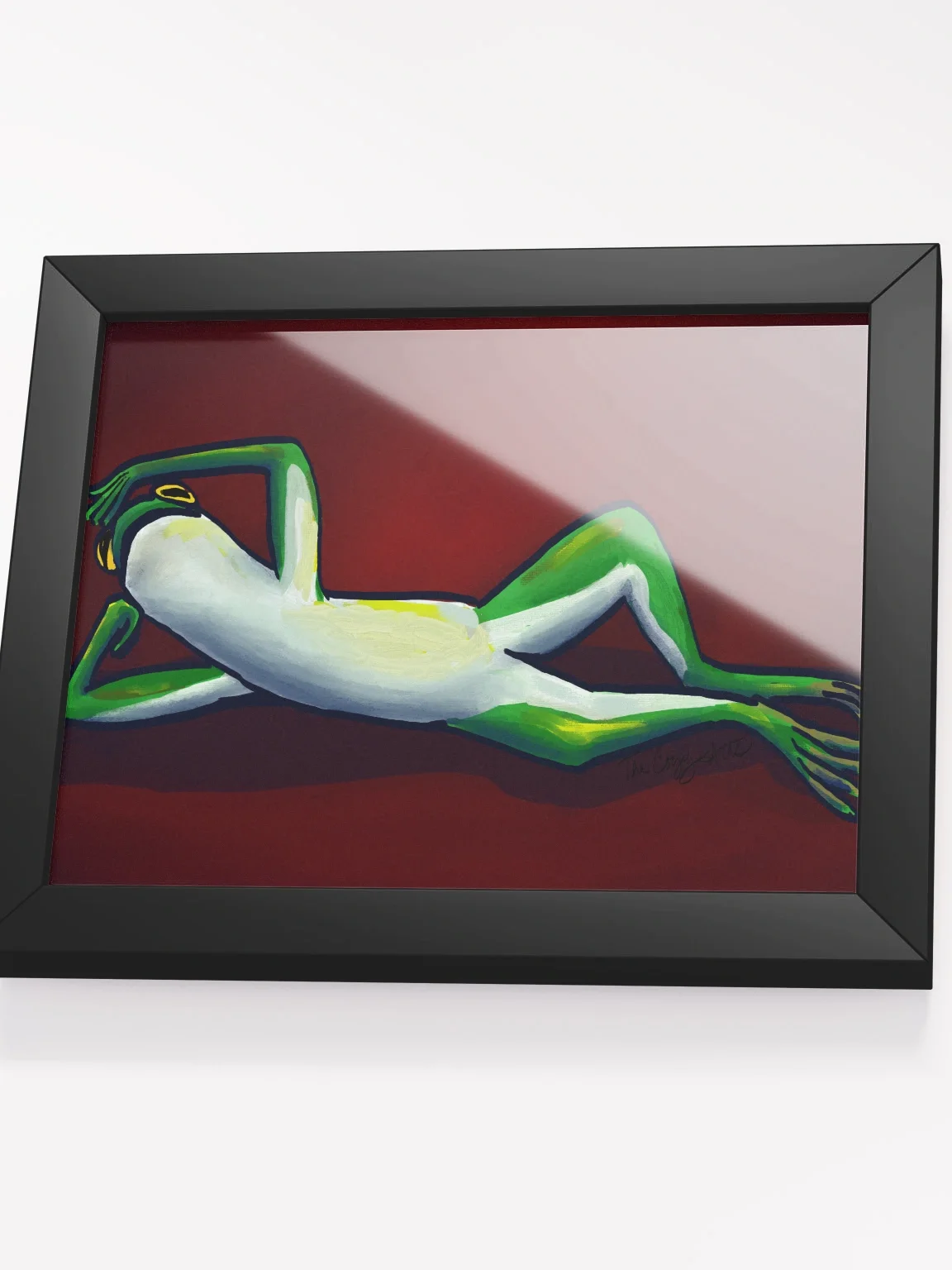 Reclining Frog - Framed product image (4)