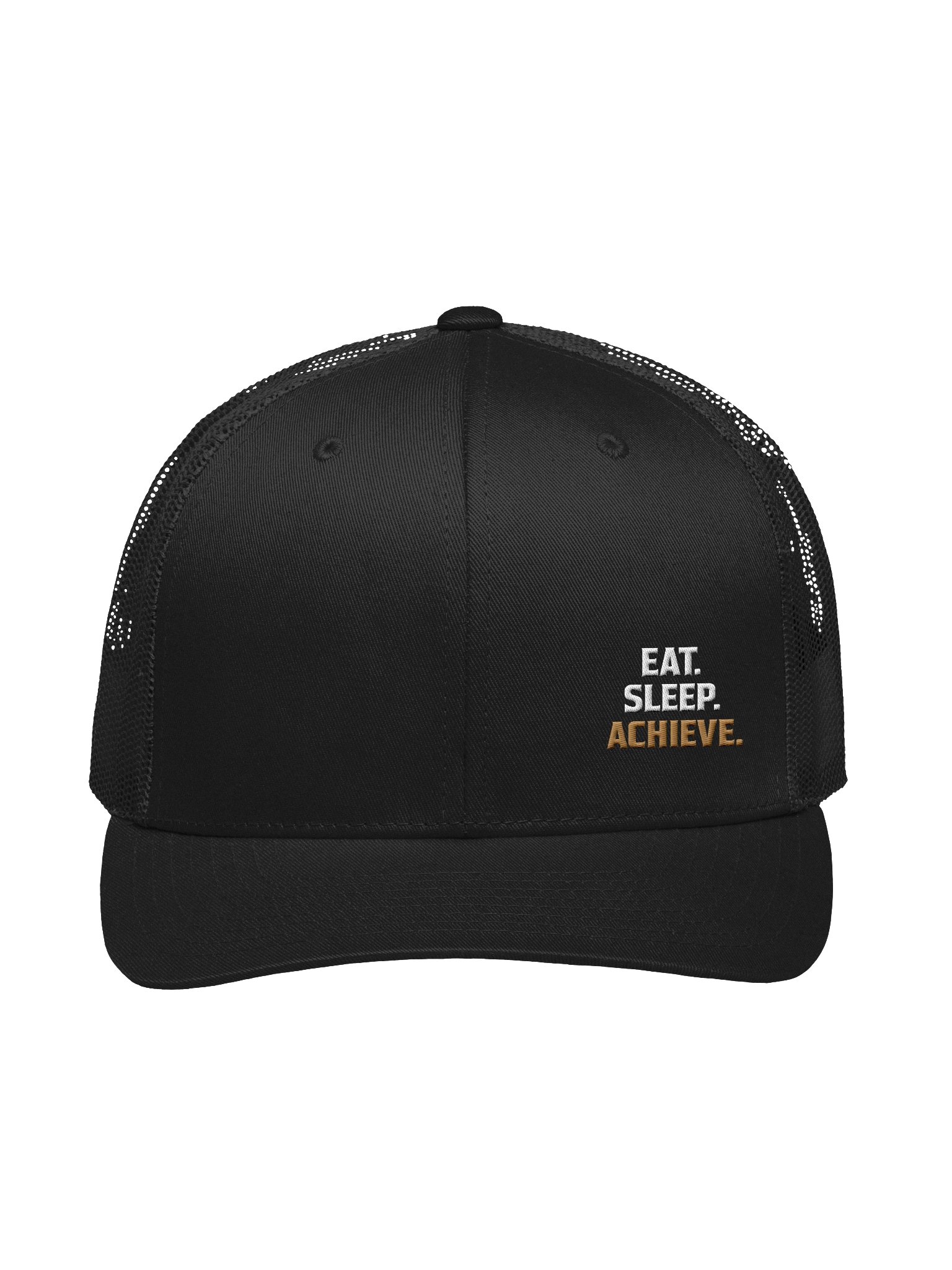 EAT. SLEEP. ACHIEVE. — TRUCKER HAT product image (1)