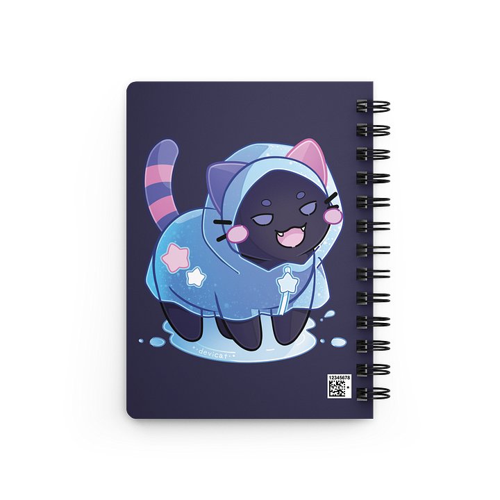 CandiCat Void Cat The Raincoat of Stars 2026 Notebook product image (2)