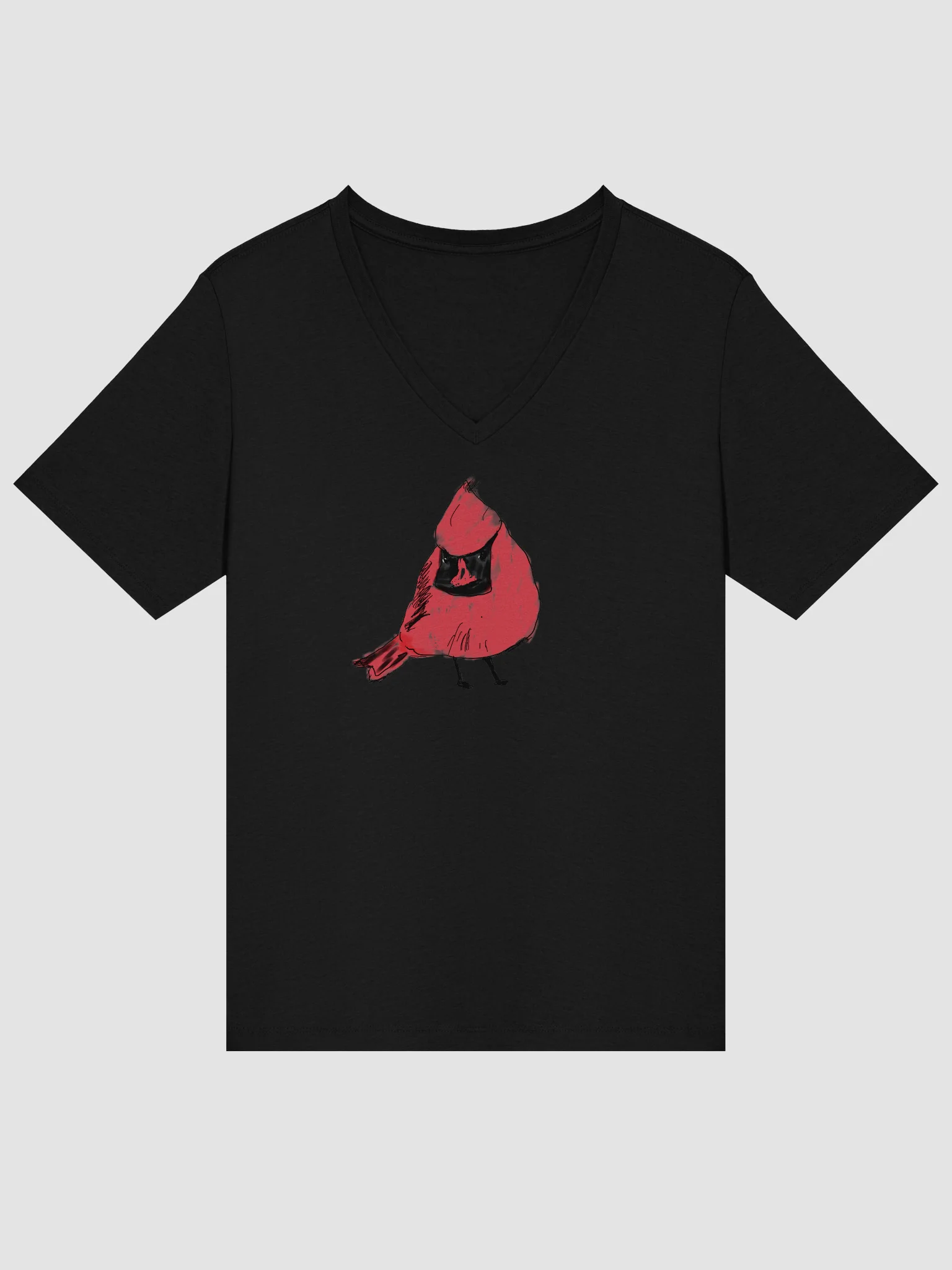 Shirley's Cardinal Relaxed V-Neck Tee product image (13)