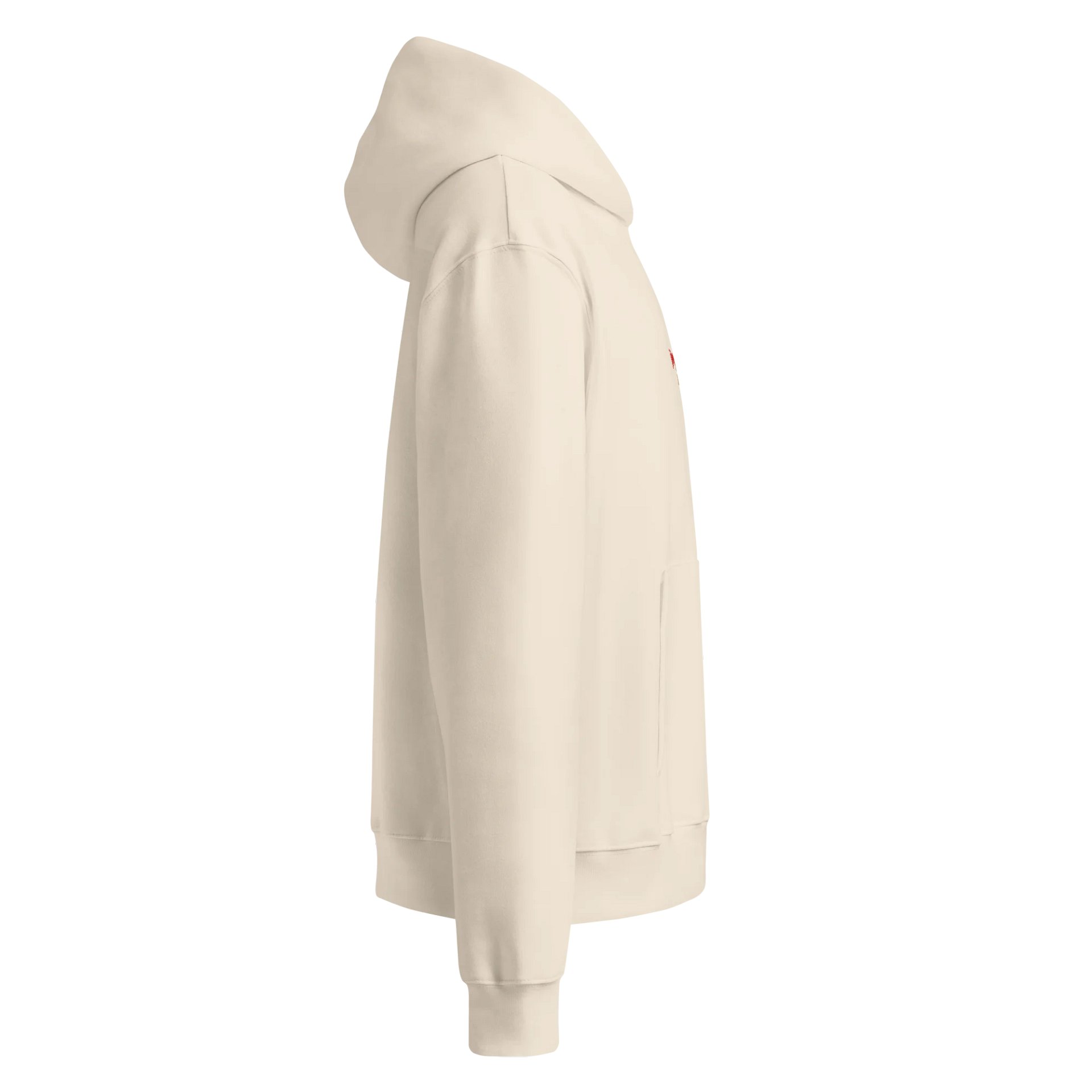 IMproving Myself Embroidered Hoodie (Beige) product image (4)