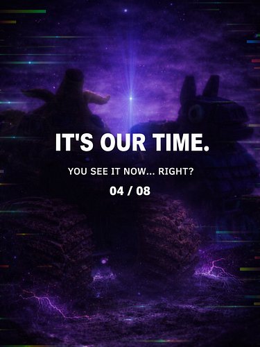 IT’S OUR TIME.

You’re starting to see it now…
but you still don’t understand it. 👁️