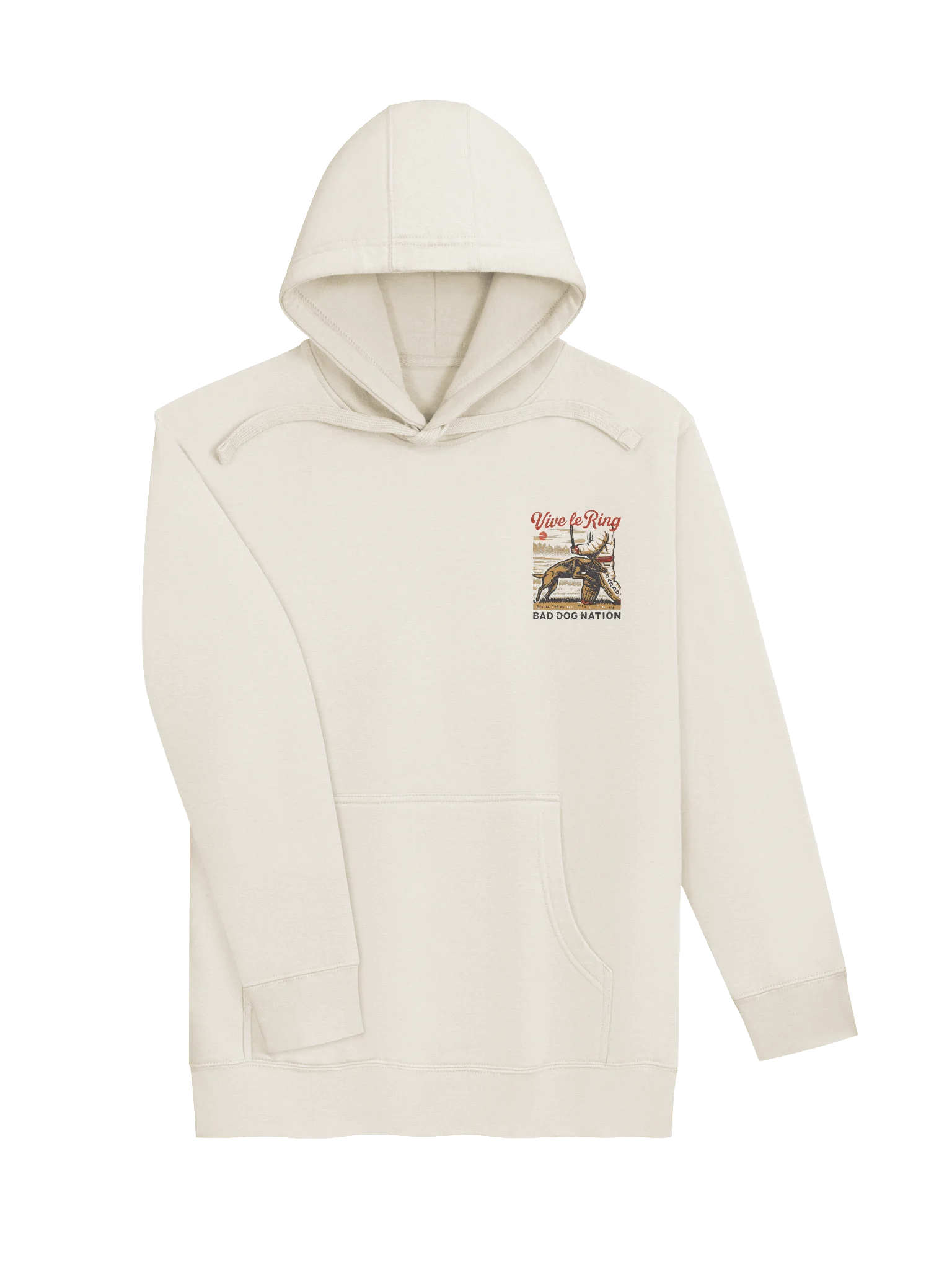 Vive le Ring Vintage - French Ring - Premium Adult Unisex Hoodie product image (3)