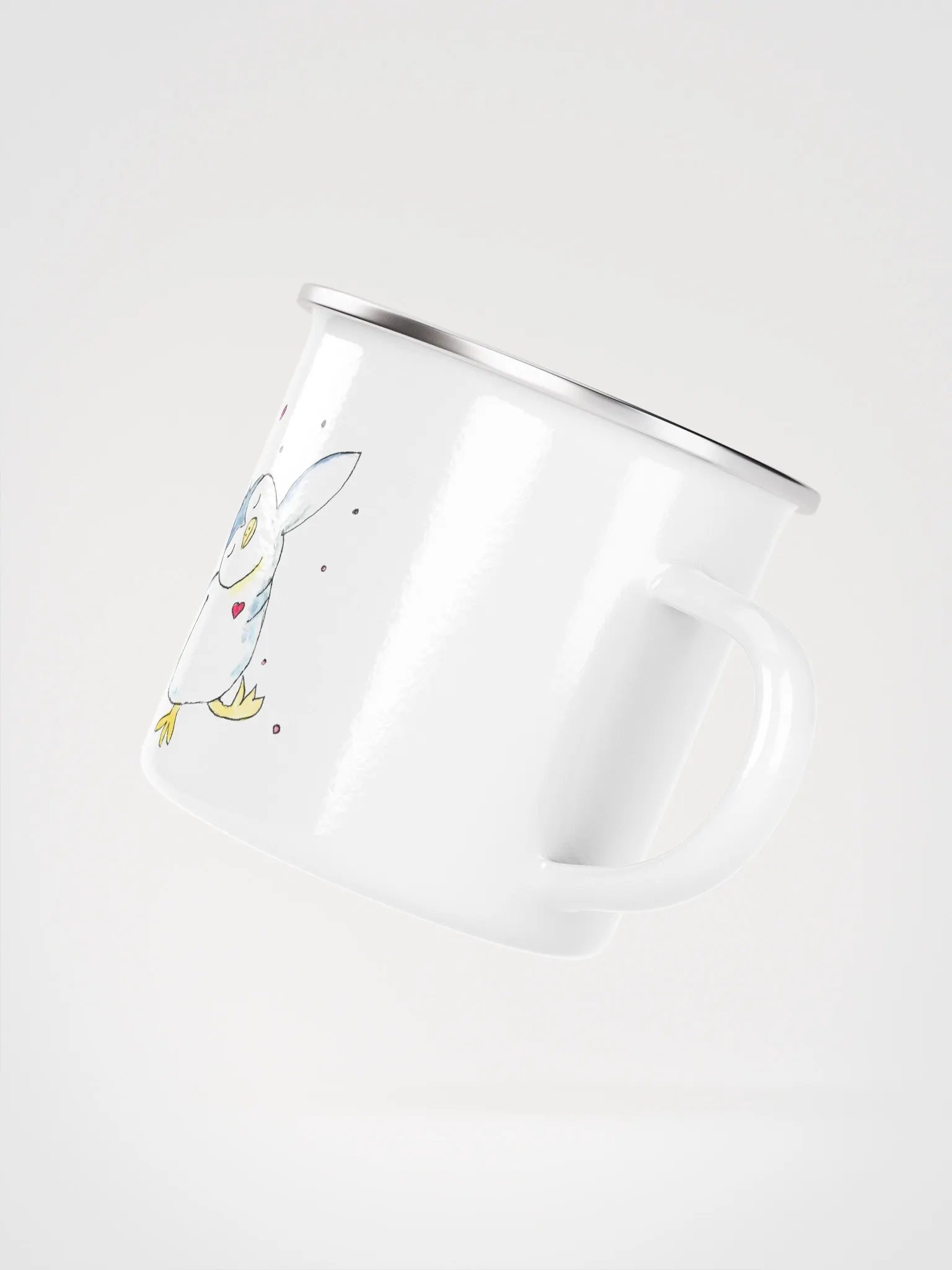 Ging Ging Penguin Enamel Mug product image (3)
