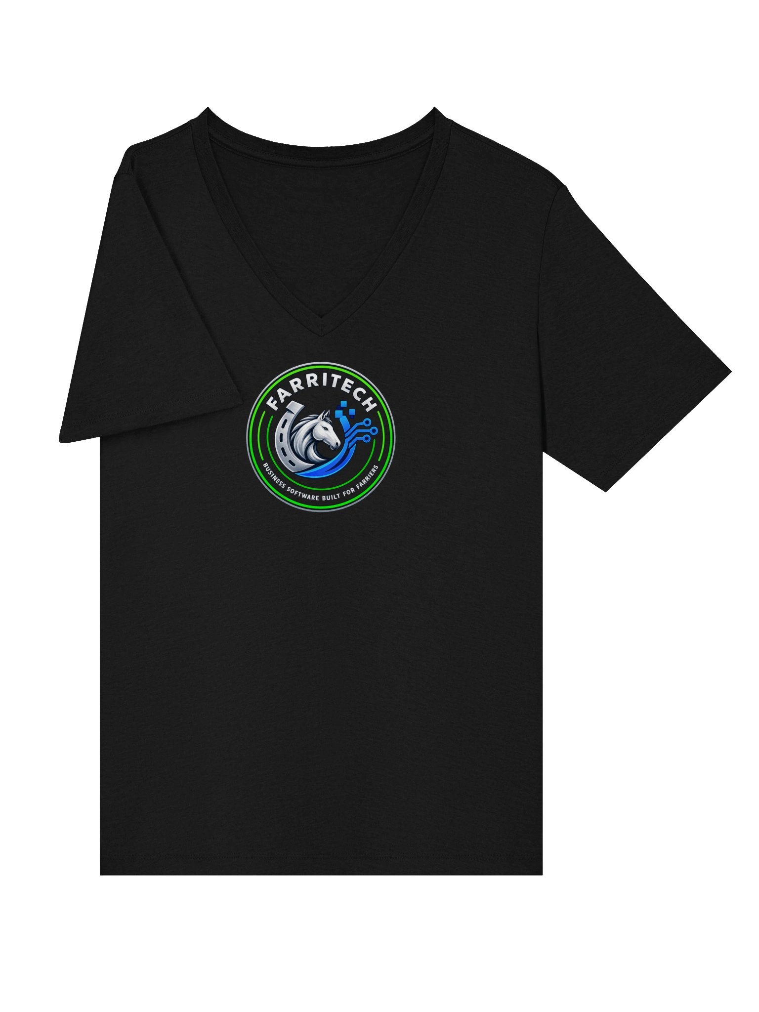 FarriTech Women’s Classic V-Neck Tee product image (11)