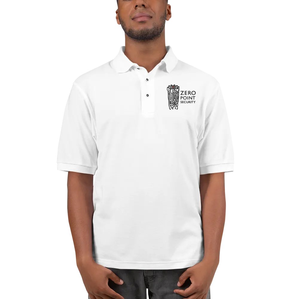 Zero-Point Polo Shirt (White) product image (5)