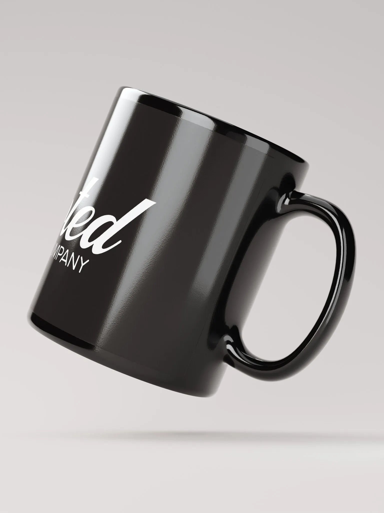 Unscripted Company Black Mug (Clean) product image (3)