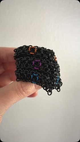 started three new jelly cube dice. looking to have at least the orange one done before halloween, depending on how the adhd d...