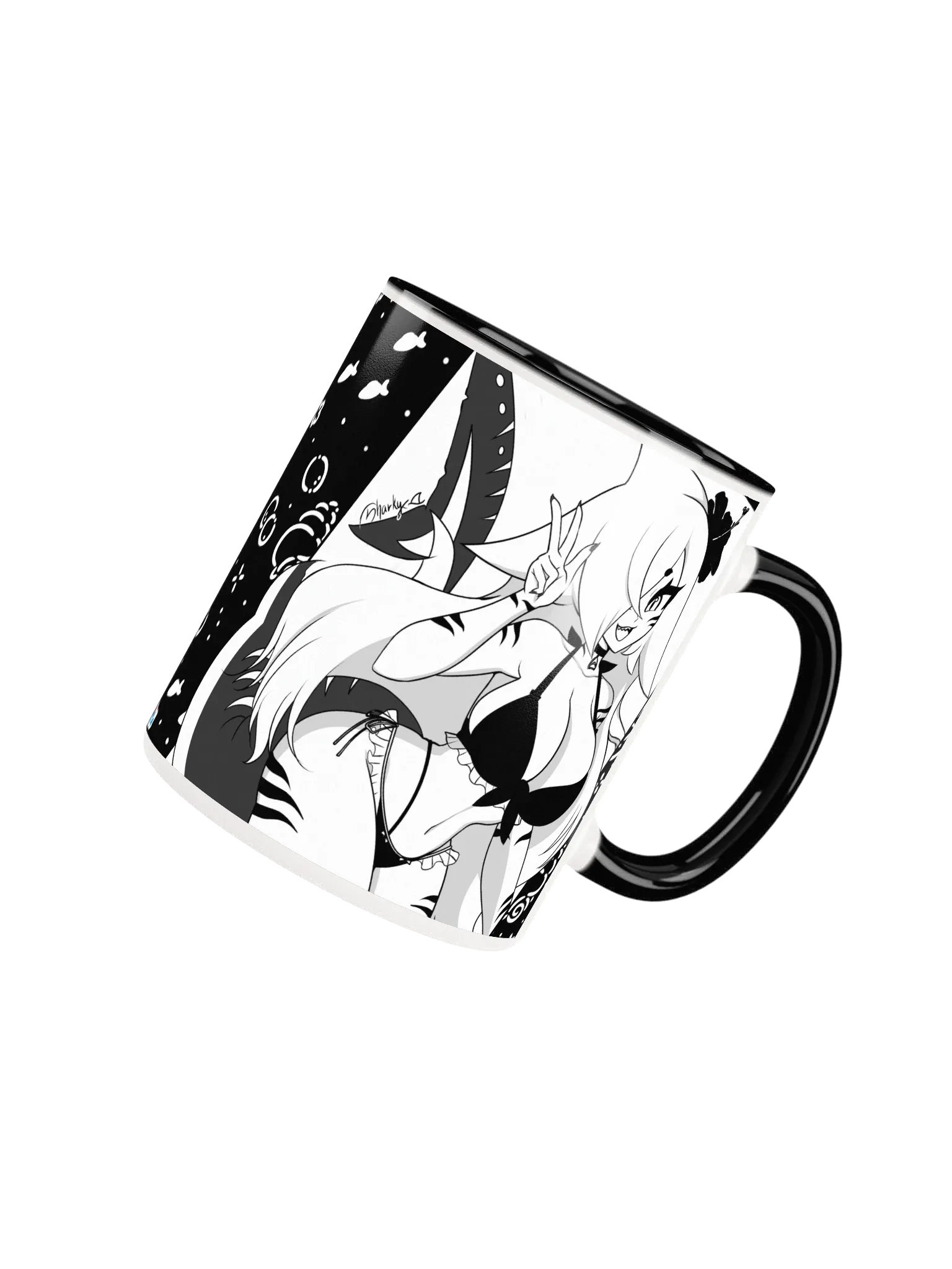 Shark Mug (Black) product image (4)