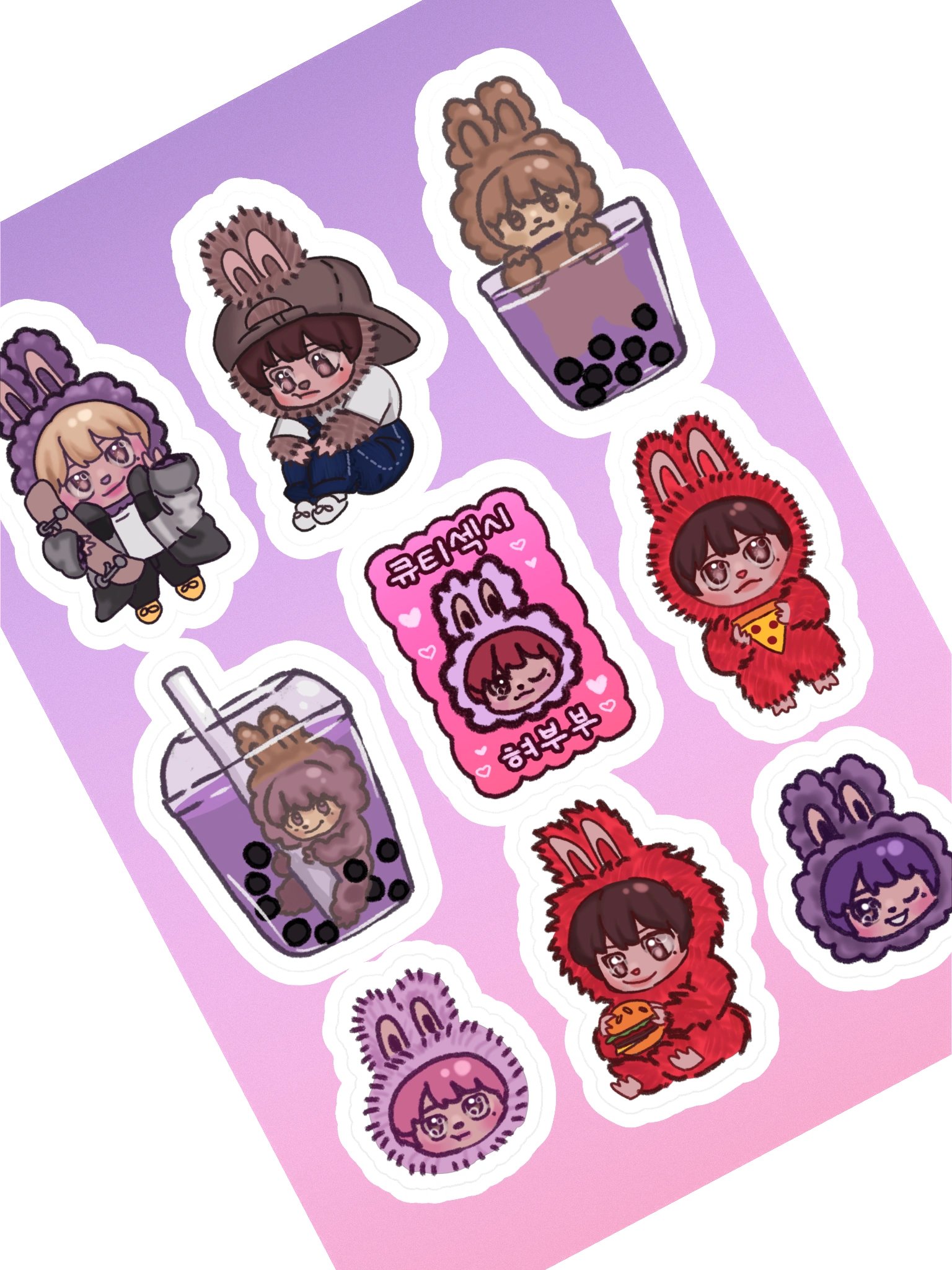 hyeobubu sticker sheet product image (1)