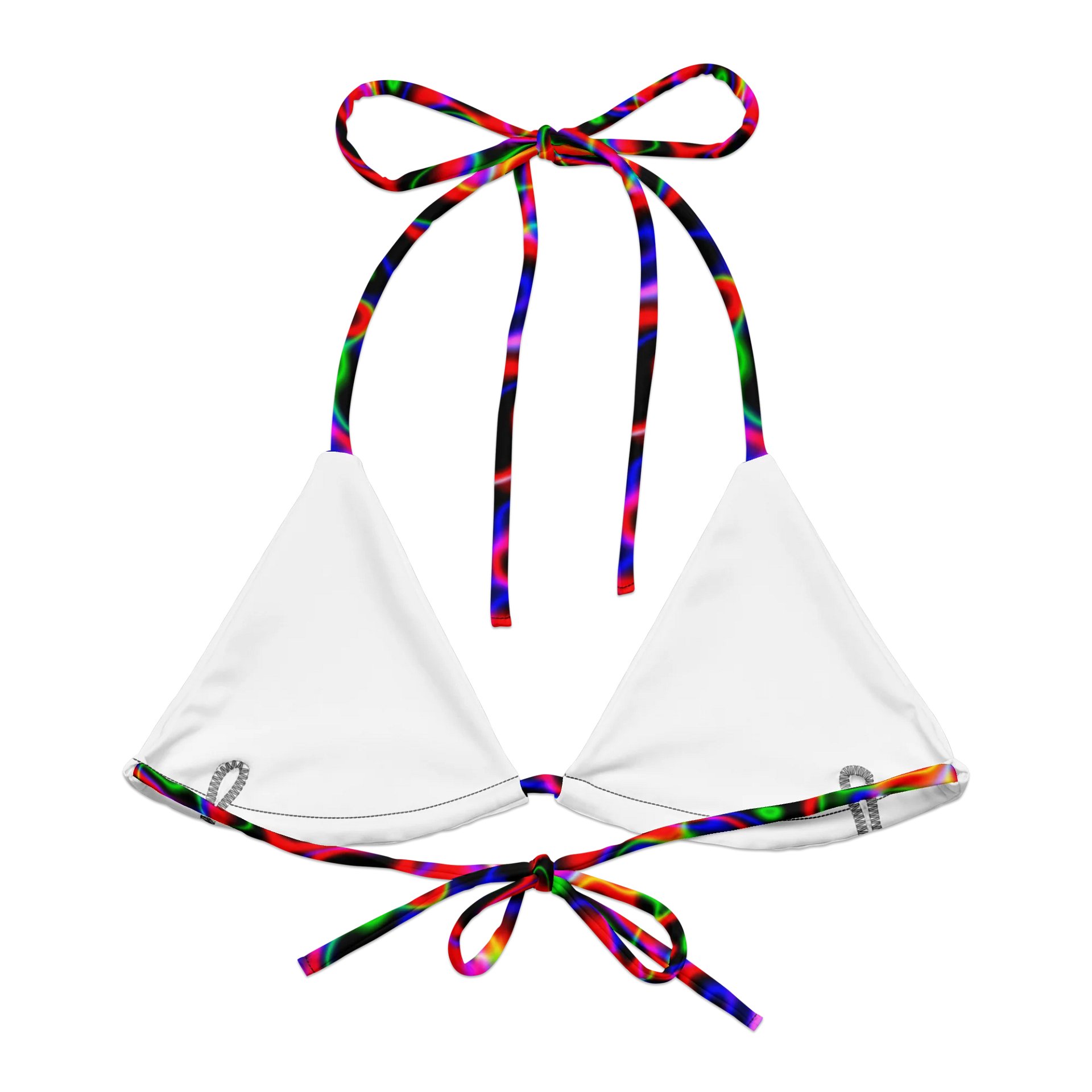 Psychedelic Wave String Bikini Top product image (2)