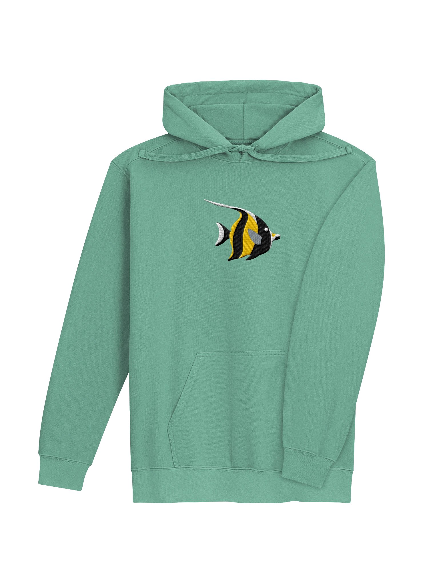 Moorish Idol Premium Hooded Sweatshirt (Embroidered) for Reef and Marine Aquarium Lovers product image (28)