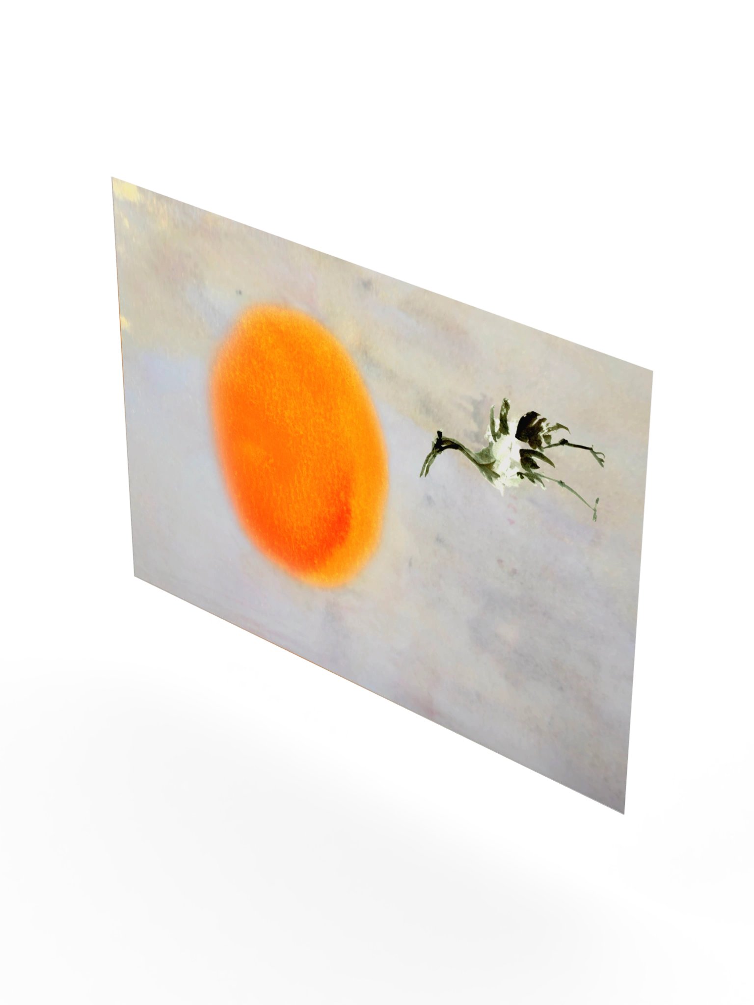 Japanese Sunset Crane Art Print product image (40)