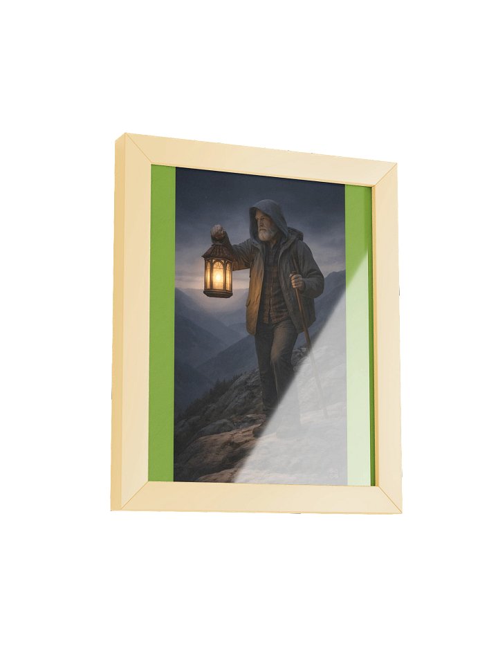 9 The Hermit Tarot Art Framed Poster product image (2)