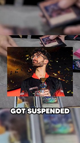 YUGIOH WORLD CHAMPION BANNED FOR A TYPO

#yugioh #yugiohtcg #masterduel #tcg #yugiohcommunity #yugiohcards #yugiohduellinks #...