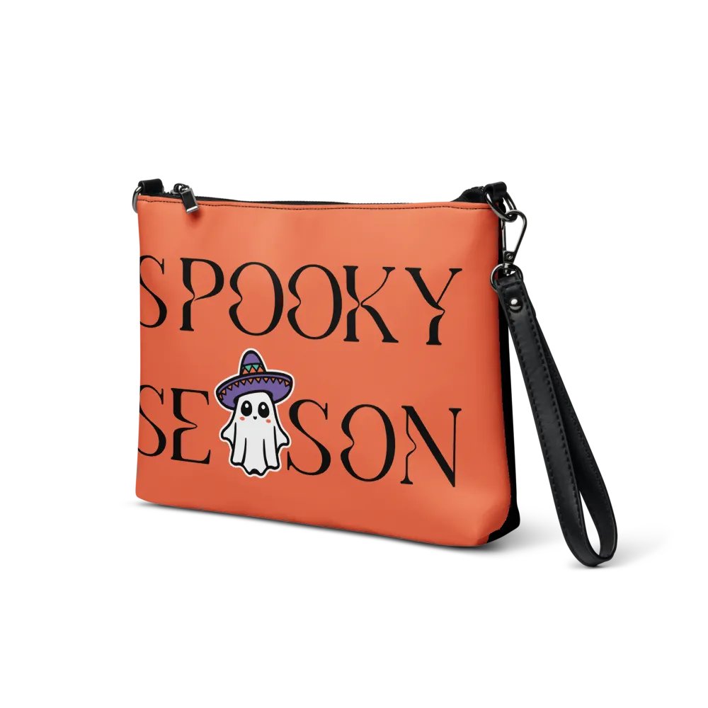 Spooky Season Sombrero Ghost Flip-Sided Faux Leather Crossbody Bag product image (4)