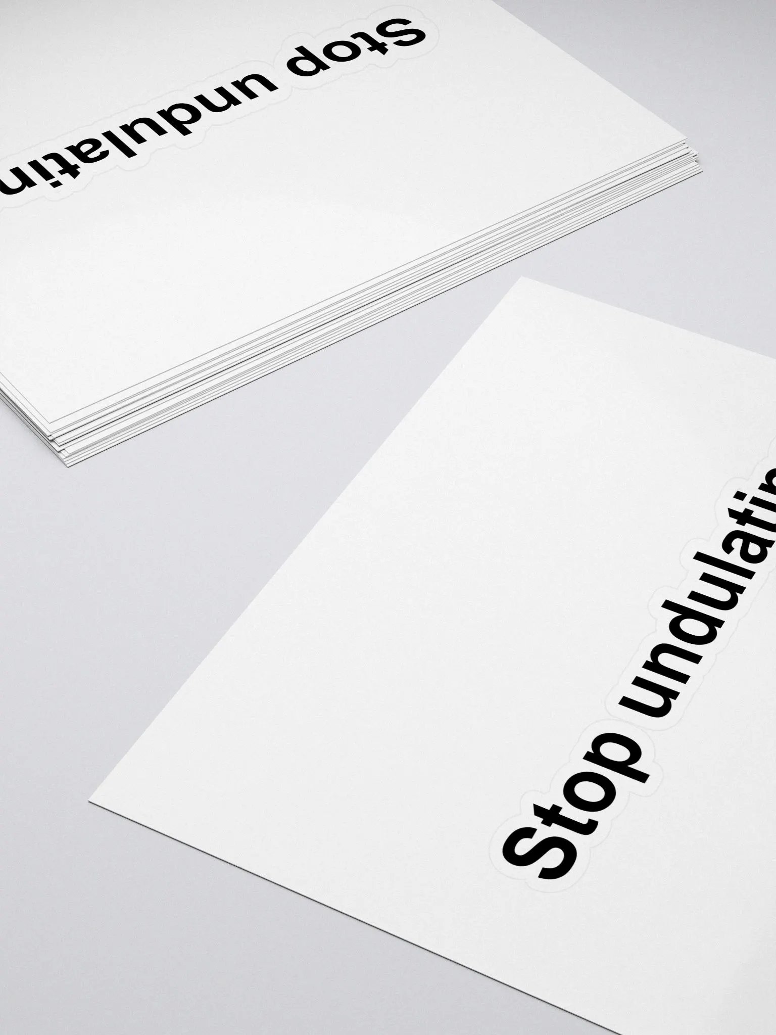 Stop Undulating Sticker product image (4)