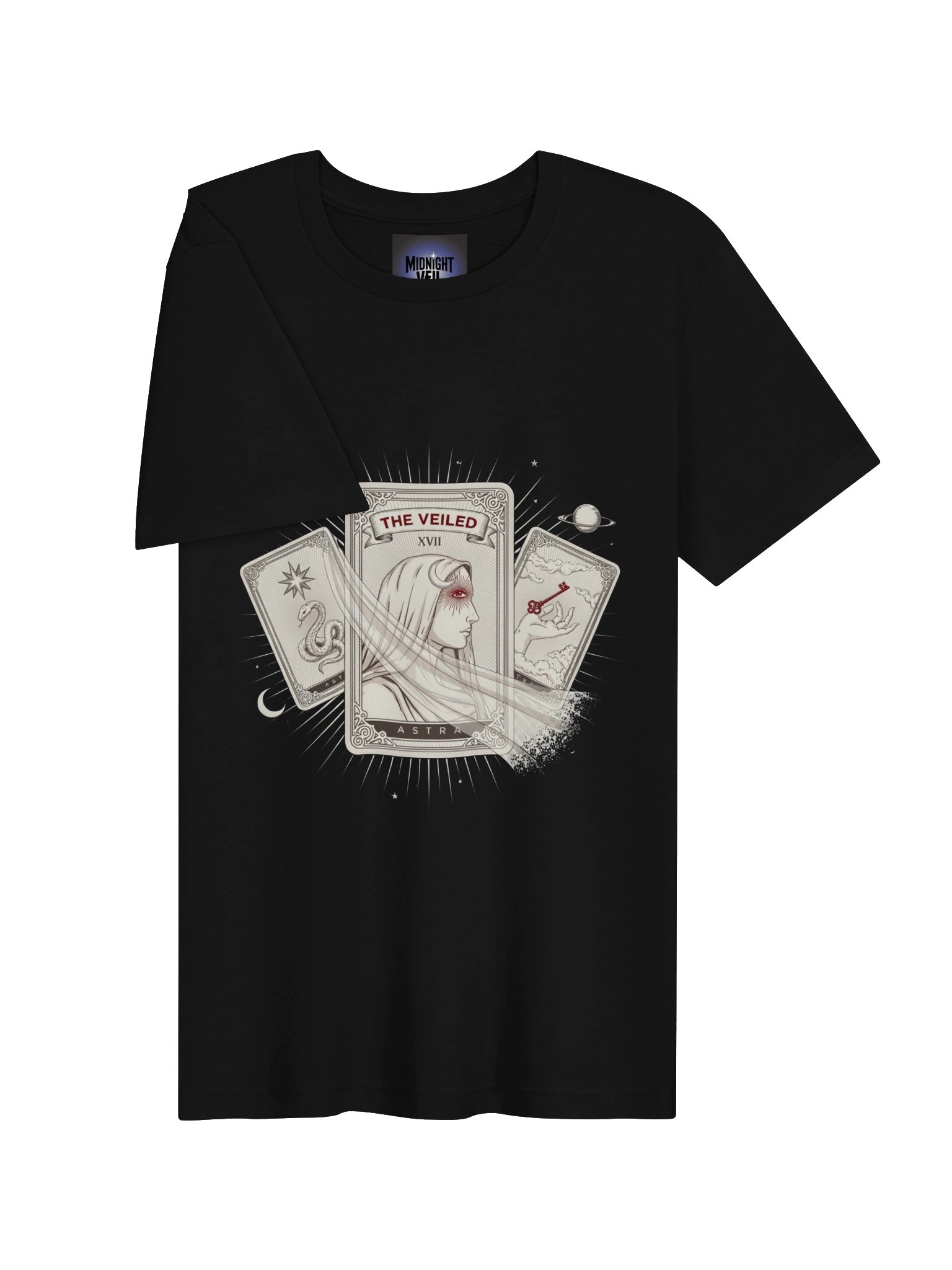 Midnight Veil The Veiled Tarot T-Shirt product image (24)