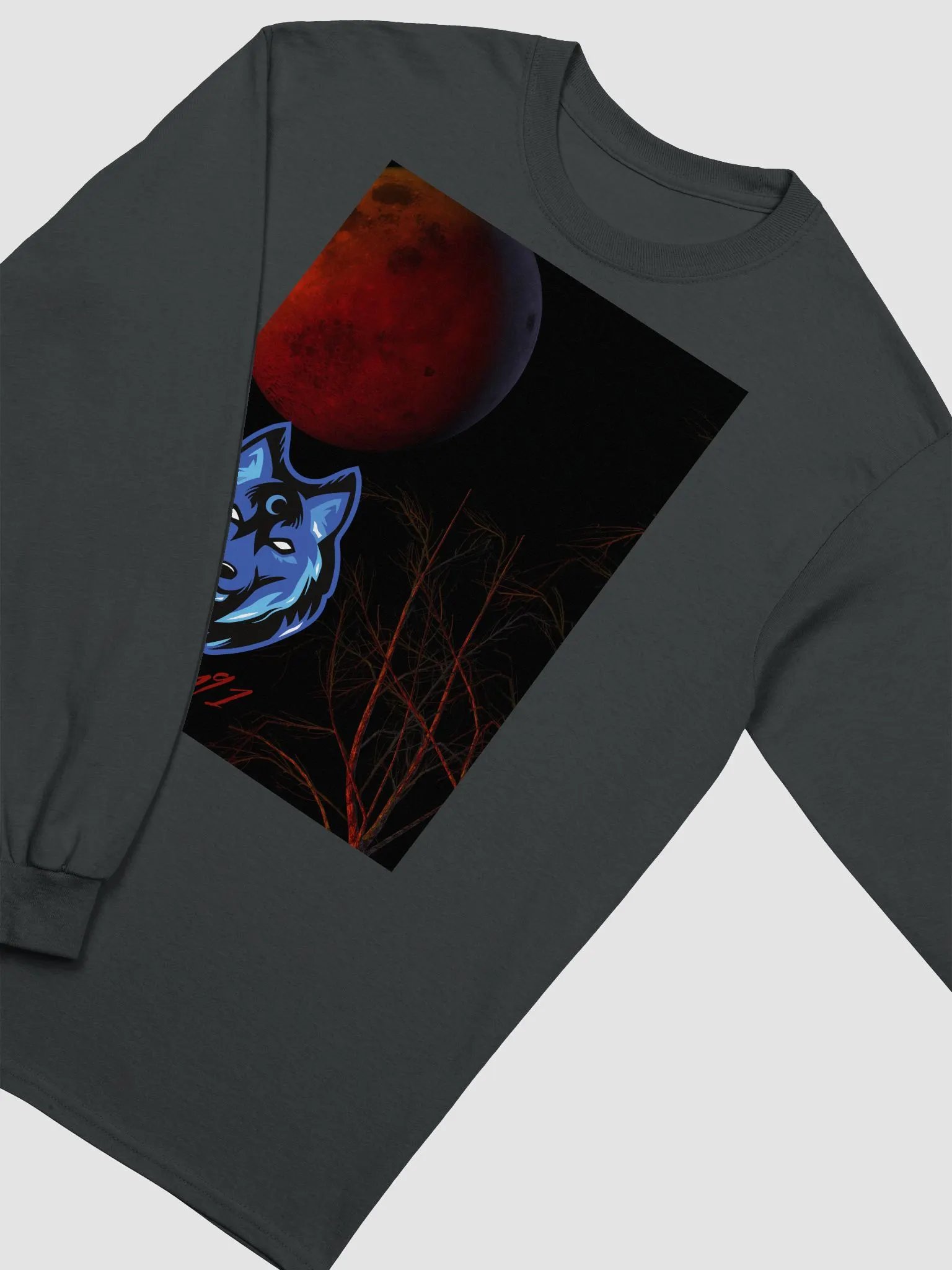 Moon and Tree Long Sleeve Shirt product image (3)